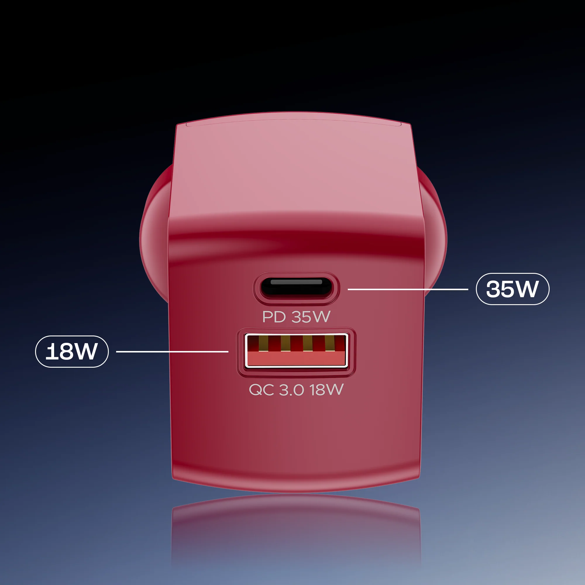 35W GAN Charger | 35W Fast Charger with GaN Chip Technology, 12 Layers of Smart IC Protection, Dual-Port Charging - Image 13