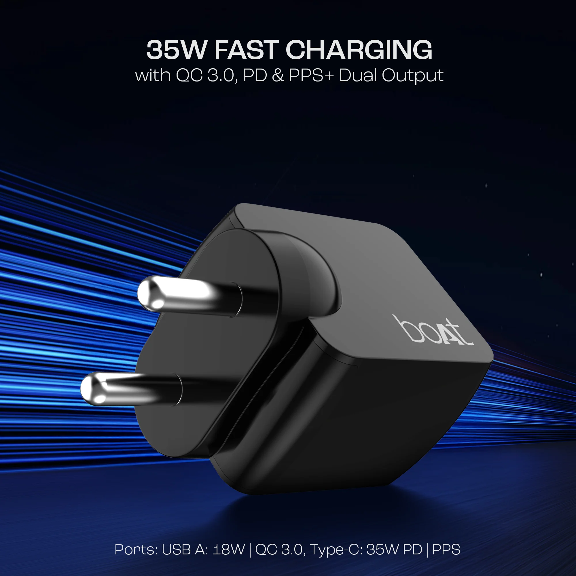 35W GAN Charger | 35W Fast Charger with GaN Chip Technology, 12 Layers of Smart IC Protection, Dual-Port Charging - Image 4