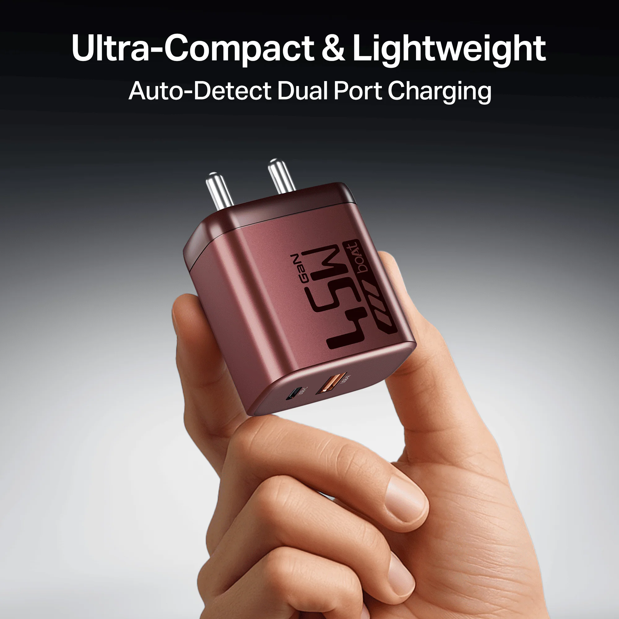 45W GaN Charger | 45W Fast Charger with GaN Chip Technology, 12-Layer Smart IC Protection, Dual-Port Charging - Image 12