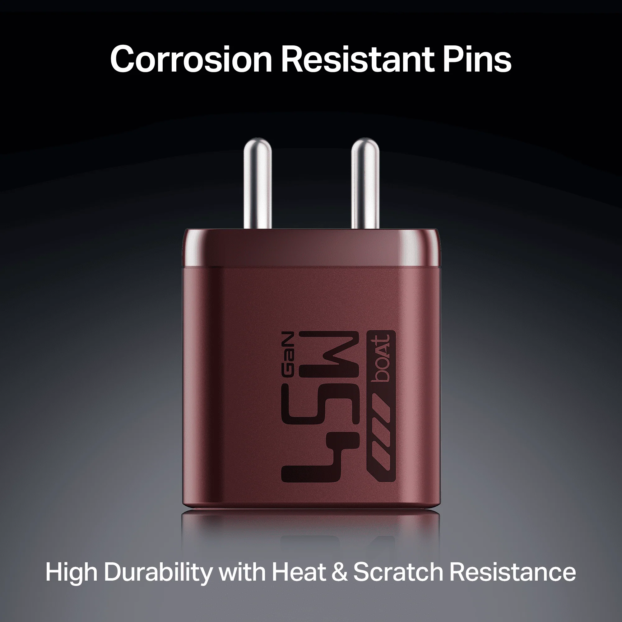 45W GaN Charger | 45W Fast Charger with GaN Chip Technology, 12-Layer Smart IC Protection, Dual-Port Charging - Image 9