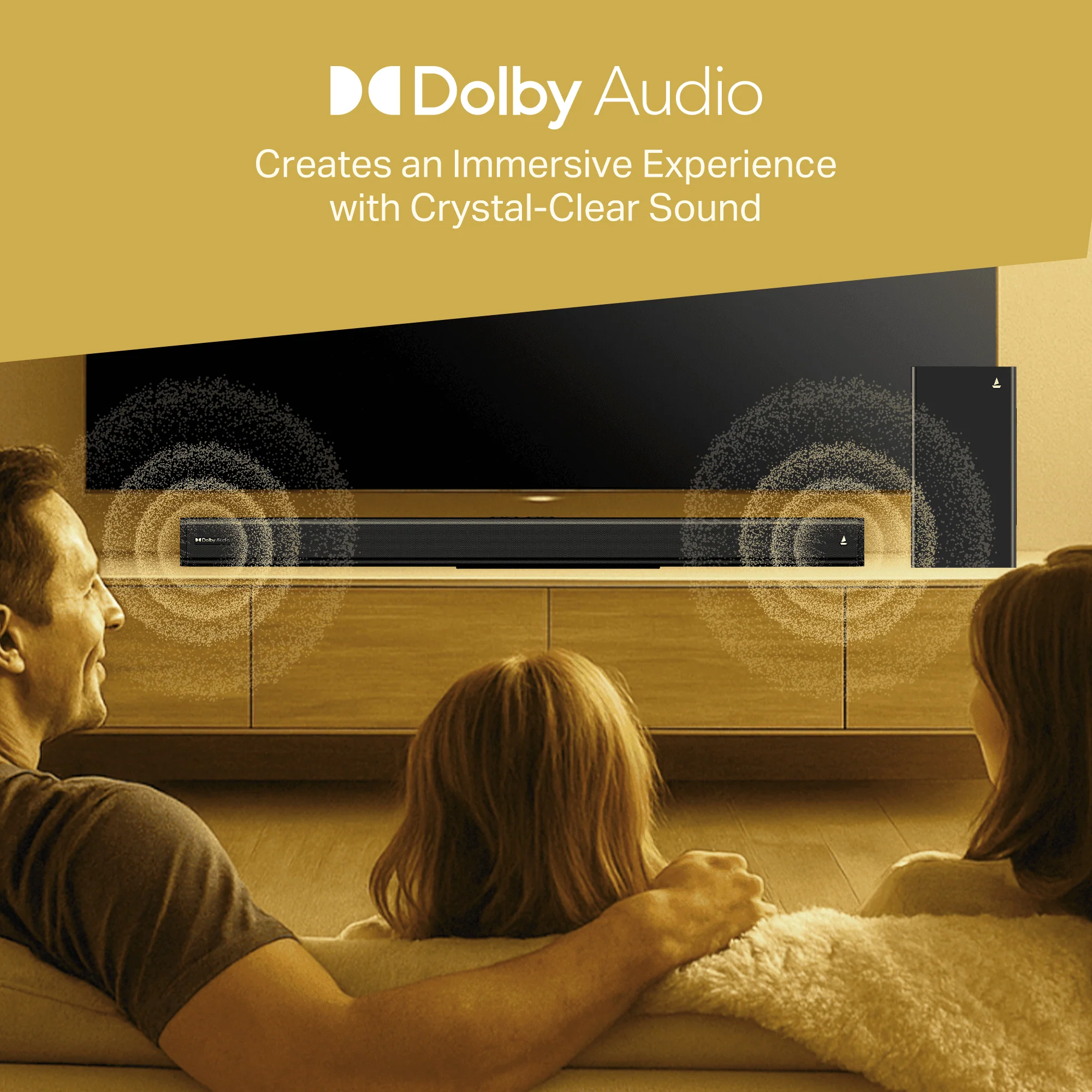 boAt Aavante 2.1 3050D | 2.1 Channel Soundbar with Dolby Audio, Wireless Subwoofer & 300W RMS Sound - Image 7