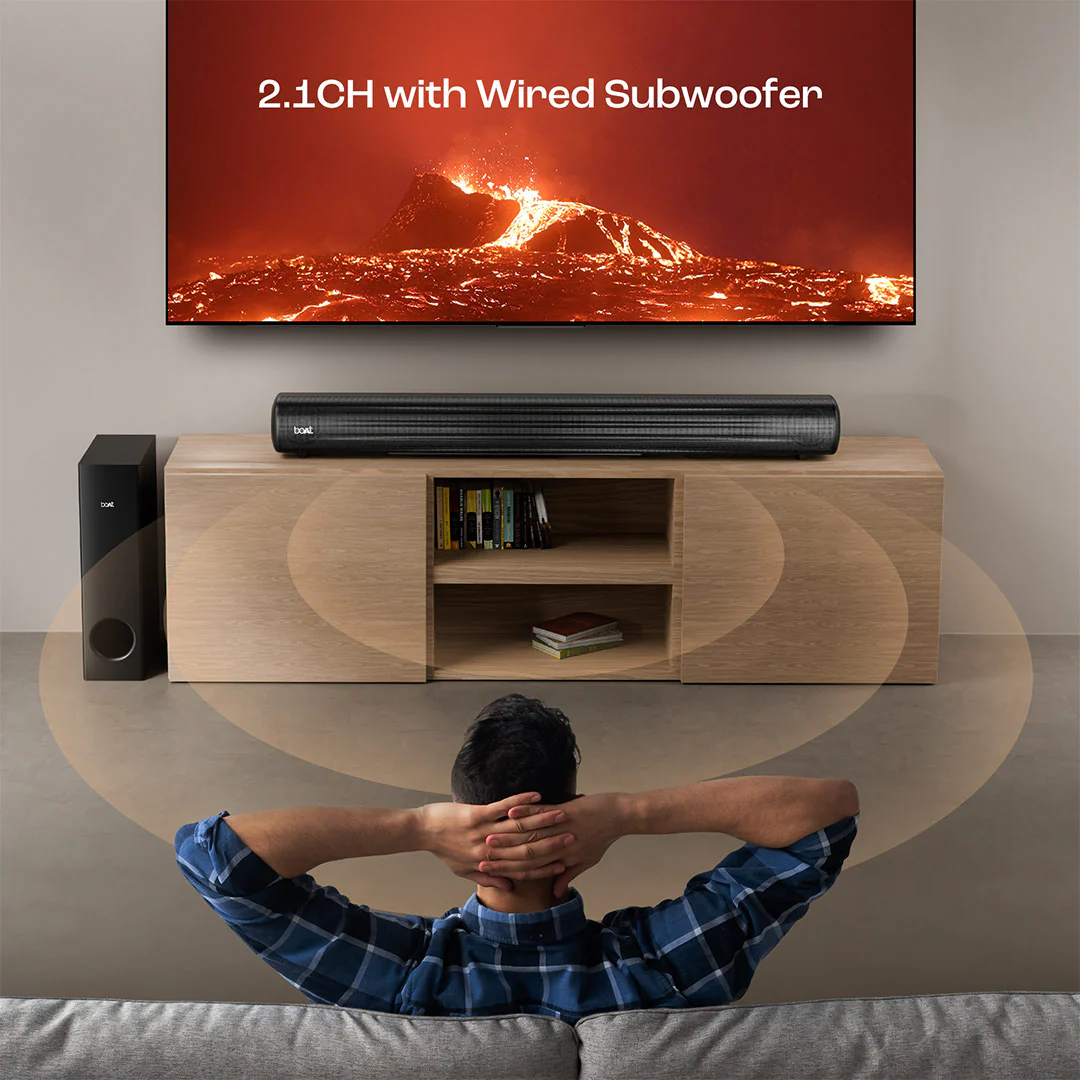 boAt Aavante Bar 1500 Pro | 120W Bluetooth Soundbar, 2.1 channel surround system, EQ Modes, Master Remote Control - Image 3