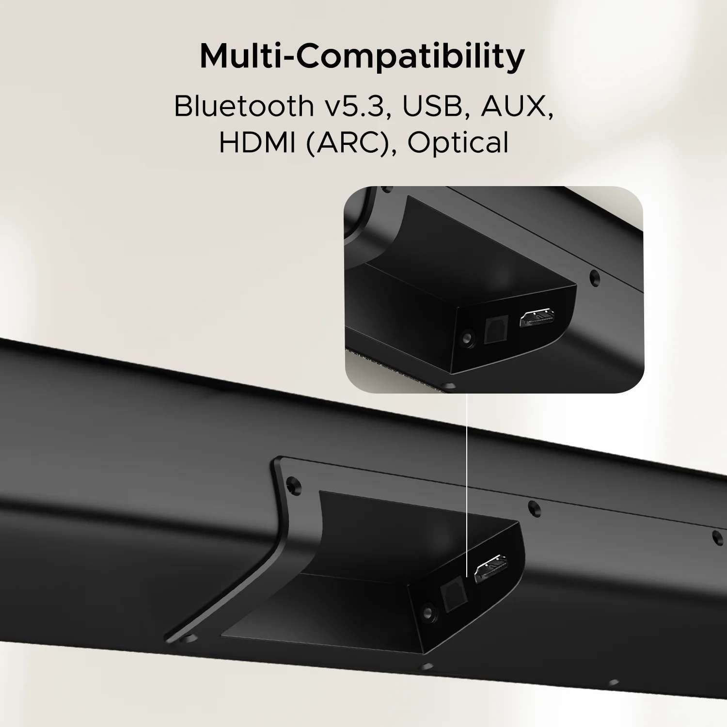 boAt Aavante Bar 2000 Pro | Bluetooth Soundbar with Wireless Subwoofer, 200W RMS boAt Signature Sound, Multiple EQ Mode, BT v5.3 - Image 4