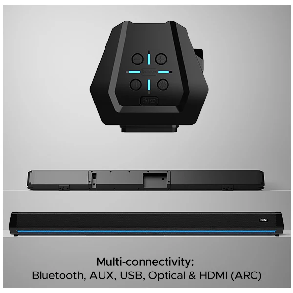 boAt Aavante Bar 2700 | Soundbar with 300W RMS Immersive Sound, 2.1 Channel Sound, Wired Subwoofer, Multi-connectivity - Image 4