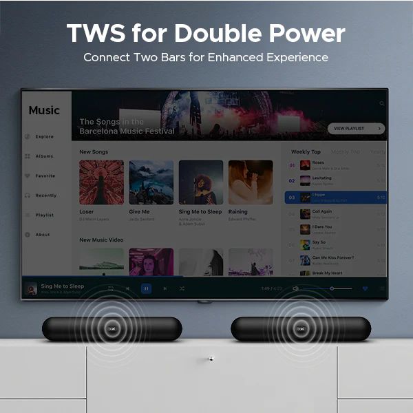 boAt Aavante Bar 490 | 10W Bluetooth Soundbar, 2.0 Surround Sound, Extended Wireless Range, Multi Compatibility - Image 6