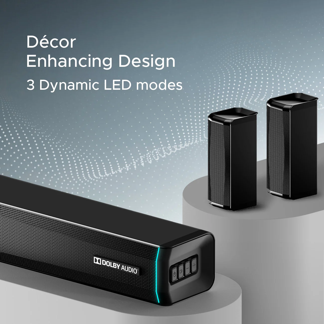 boAt Aavante Bar 5400D | 550W Bluetooth Soundbar, 5.1 Surround Sound System, Multi-connectivity , Multiple EQ Modes - Image 3