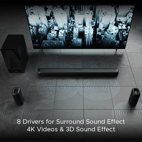 boAt Aavante Bar 5500DA | Dolby Atmos Soundbar with 500W Immersive Sound, 5.1.2 Channel with Wired Woofer, Multi-connectivity - Image 4