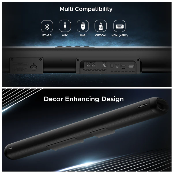 boAt Aavante Bar 5500DA | Dolby Atmos Soundbar with 500W Immersive Sound, 5.1.2 Channel with Wired Woofer, Multi-connectivity - Image 6