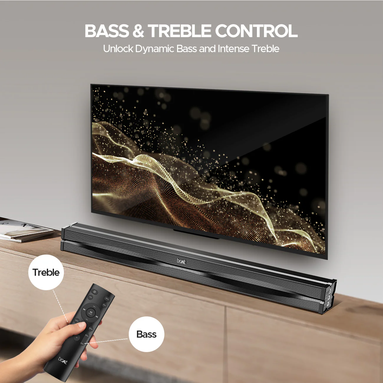 boAt Aavante Bar Orion Plus | 160W Bluetooth Soundbar, 2.1 Surround Sound System, Subwoofer & Wired Rear Speakers - Image 2