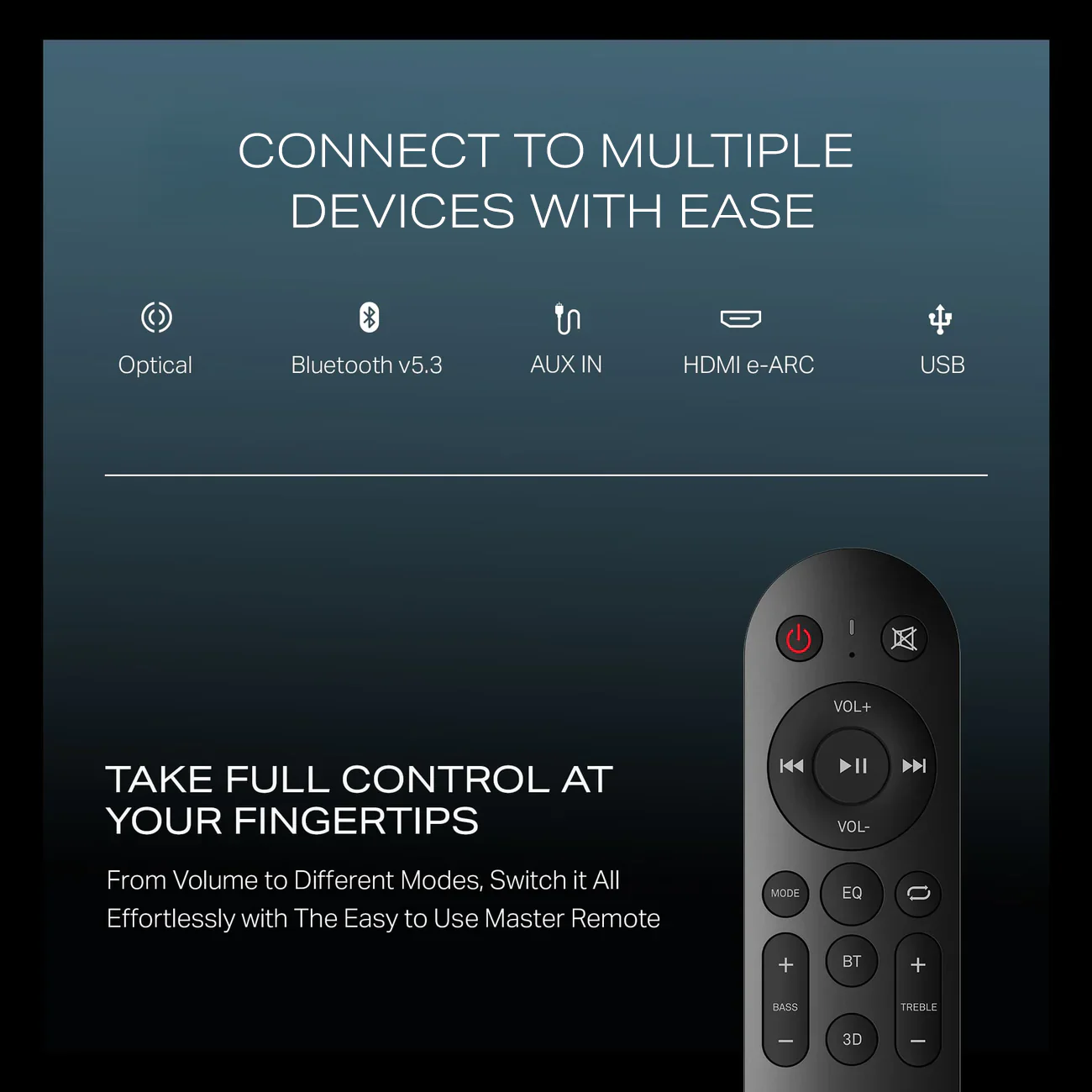 boAt Aavante Prime 5.2.4 6250DA | 625W 5.2.4 Channel Soundbar with Dolby Atmos, Dual Subwoofers & Wireless Rear Satellites - Image 10