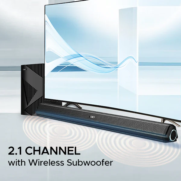 boAt Aavante Bar Chord | 160W RMS 2.1 Channel Bluetooth Soundbar, 6.5 inch Wireless Subwoofer, EQ Modes, Multi-Connectivity - Image 3