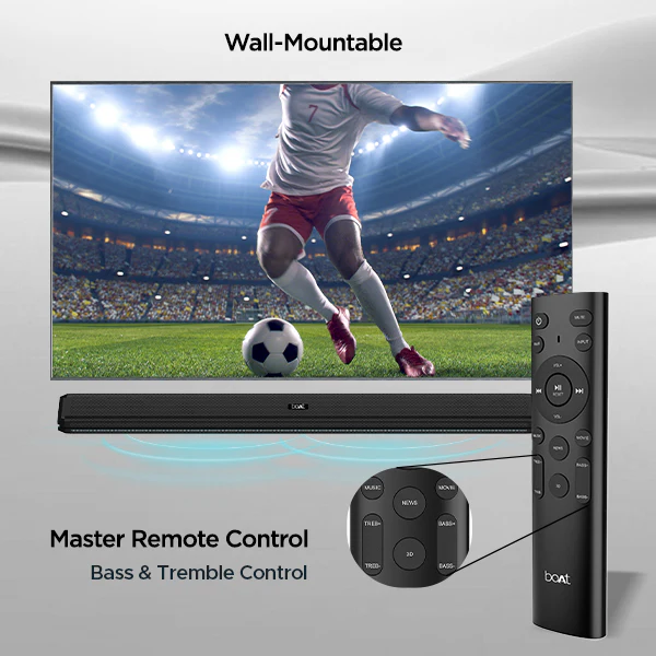 boAt Aavante Bar Chord | 160W RMS 2.1 Channel Bluetooth Soundbar, 6.5 inch Wireless Subwoofer, EQ Modes, Multi-Connectivity - Image 4