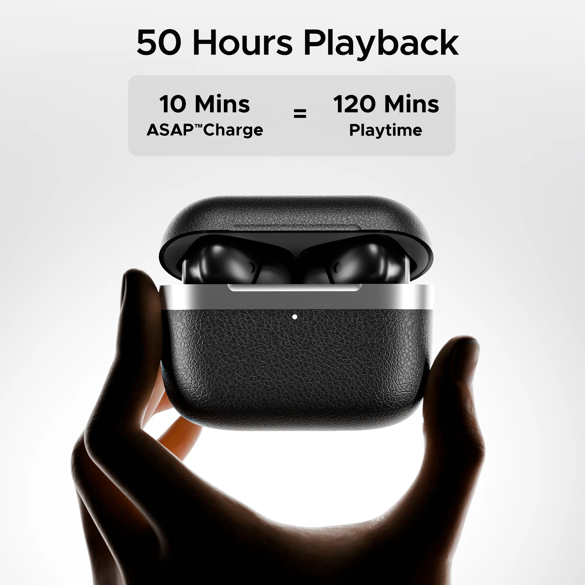 boAt Airdopes 111v2 | Wireless Earbuds with 50H Playback, Bluetooth v5.4, IWP™ Technology, 13mm Drivers - Image 4