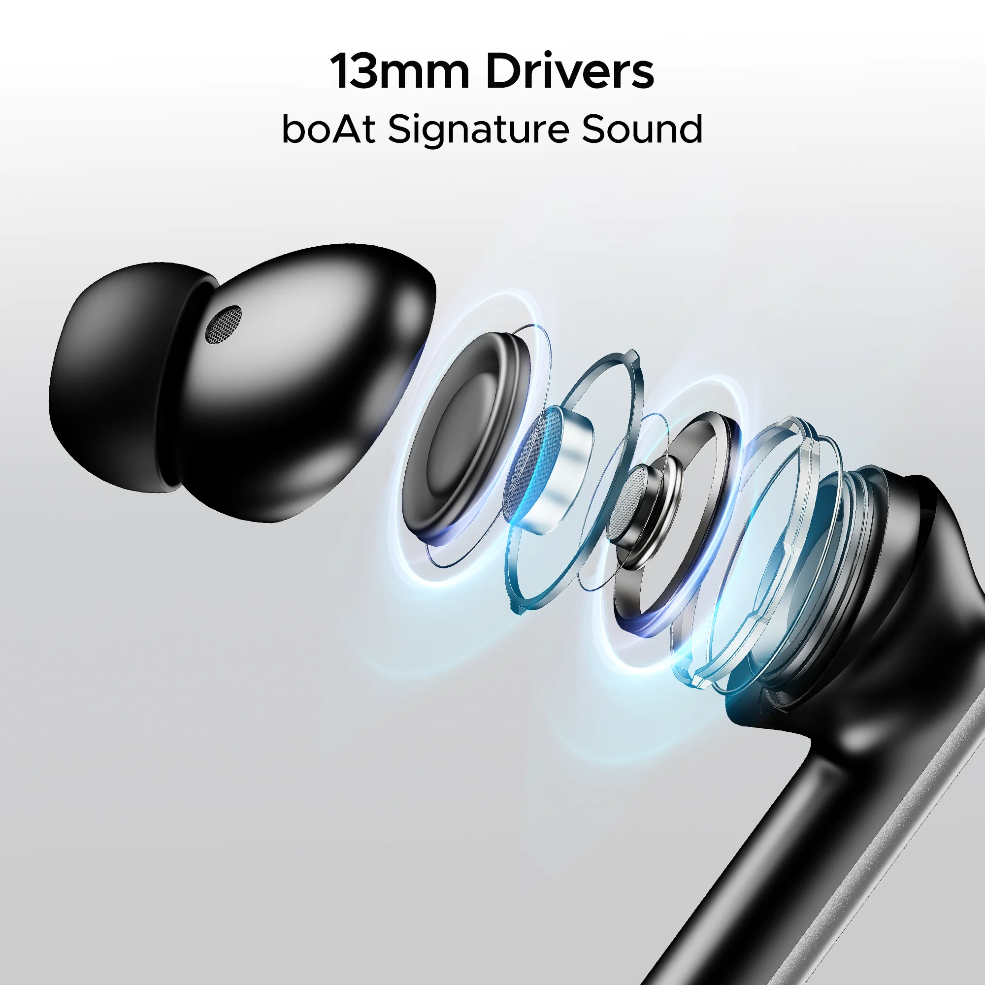 boAt Airdopes 111v2 | Wireless Earbuds with 50H Playback, Bluetooth v5.4, IWP™ Technology, 13mm Drivers - Image 5