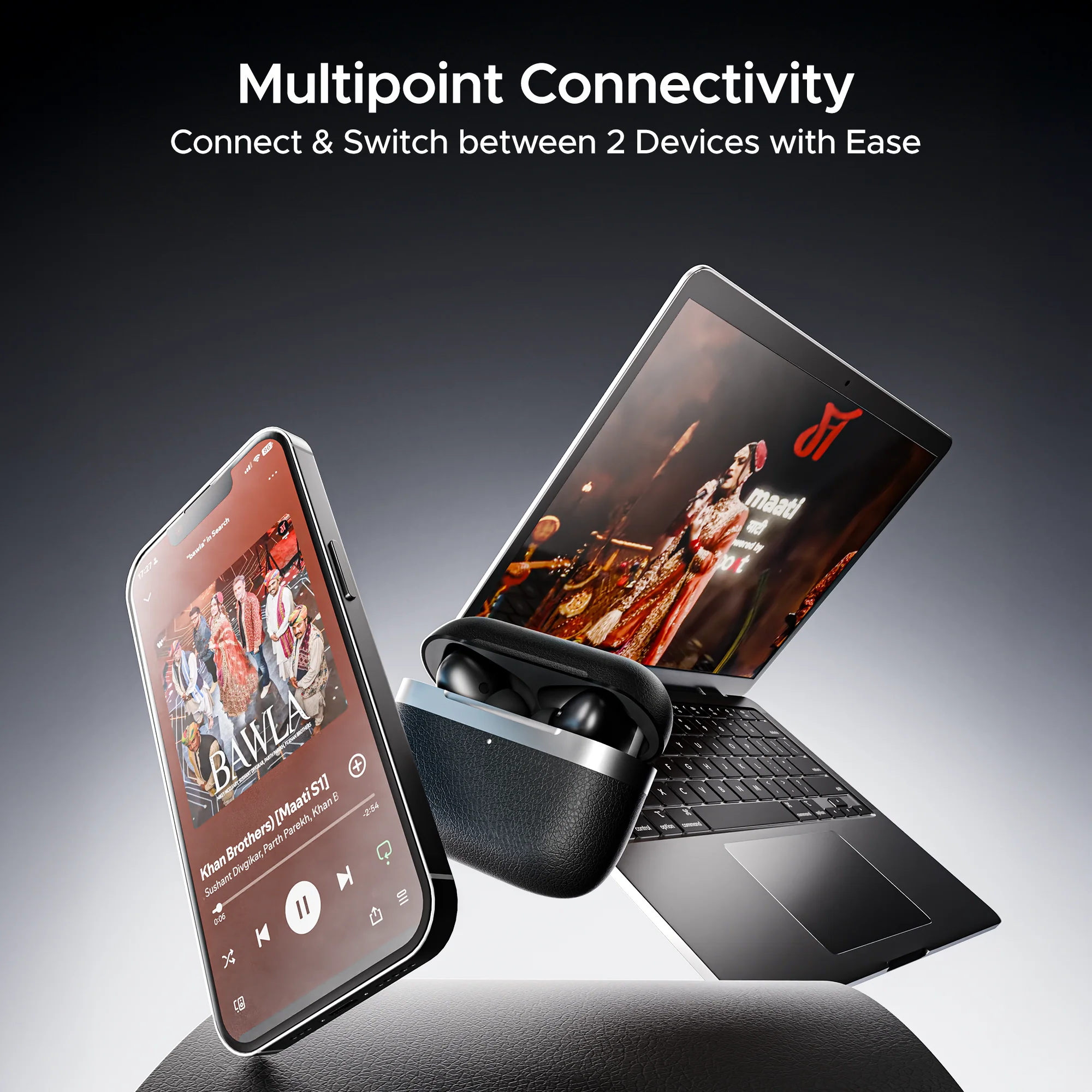 boAt Airdopes 111v2 | Wireless Earbuds with 50H Playback, Bluetooth v5.4, IWP™ Technology, 13mm Drivers - Image 6