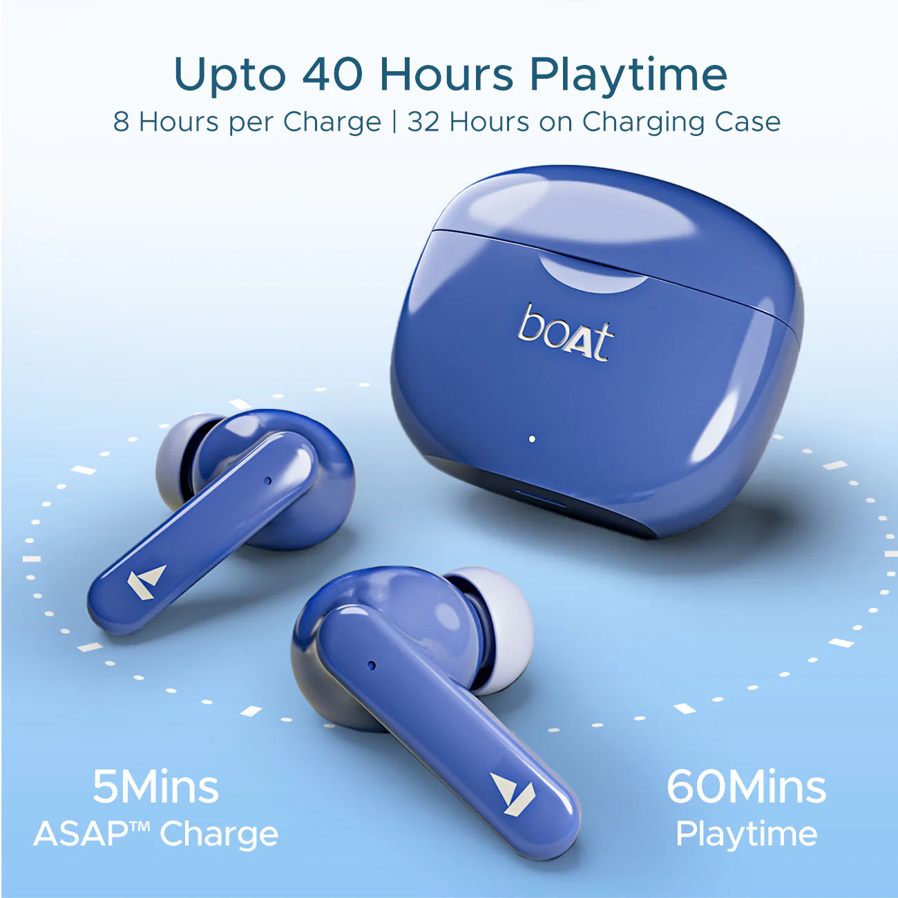 boAt Airdopes 120 | Wireless Earbuds with 40 Hours Playback, BEAST™ Mode, ASAP™ Charge, IWP™ Tech - Image 11