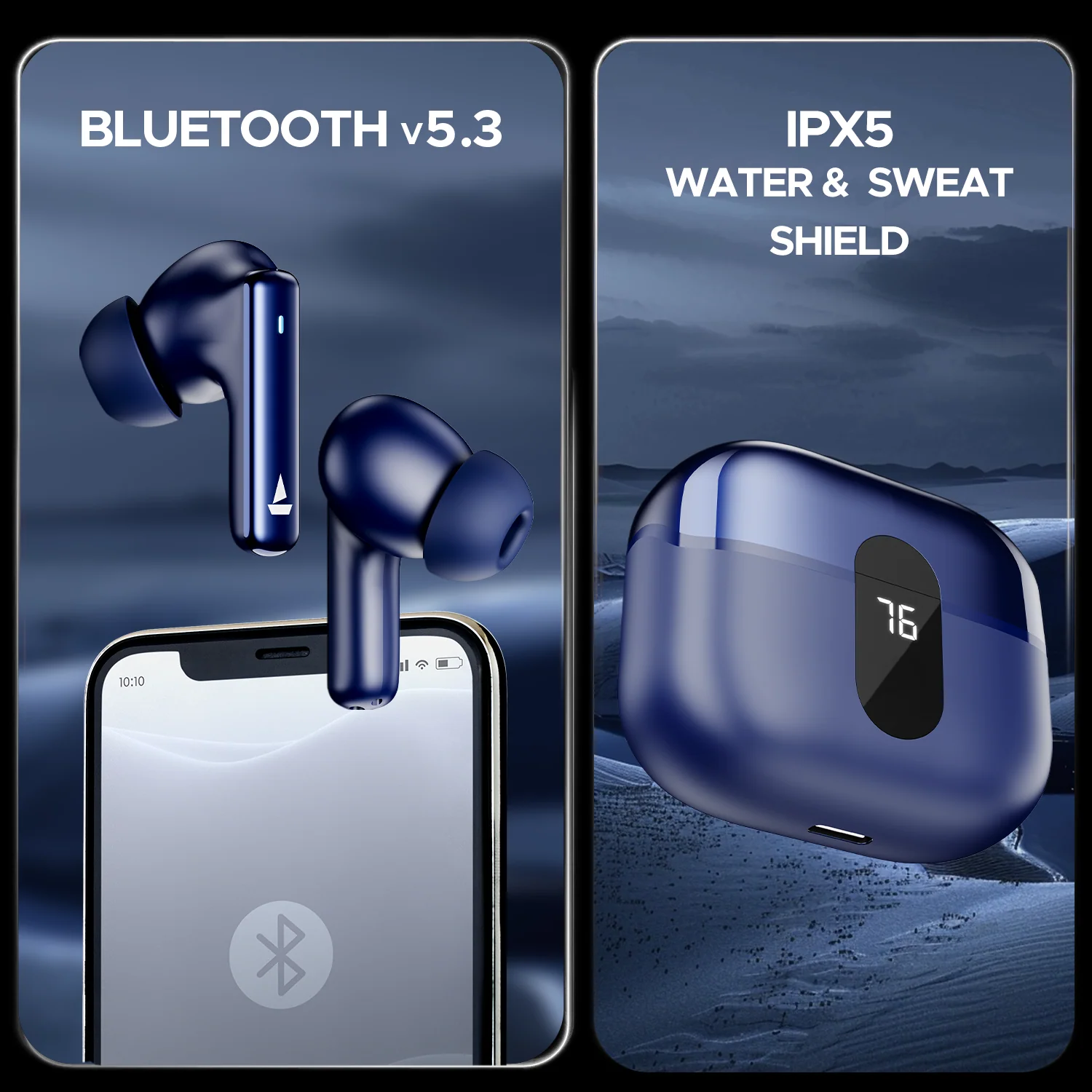 boAt Airdopes 121 Pro Plus | Wireless Earbuds with 100 Hours Playback, 4 Mics with ENx™ Technology, BEAST™ Mode - Image 10
