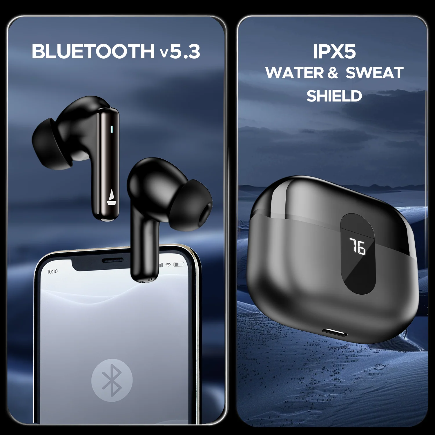 boAt Airdopes 121 Pro Plus | Wireless Earbuds with 100 Hours Playback, 4 Mics with ENx™ Technology, BEAST™ Mode - Image 7