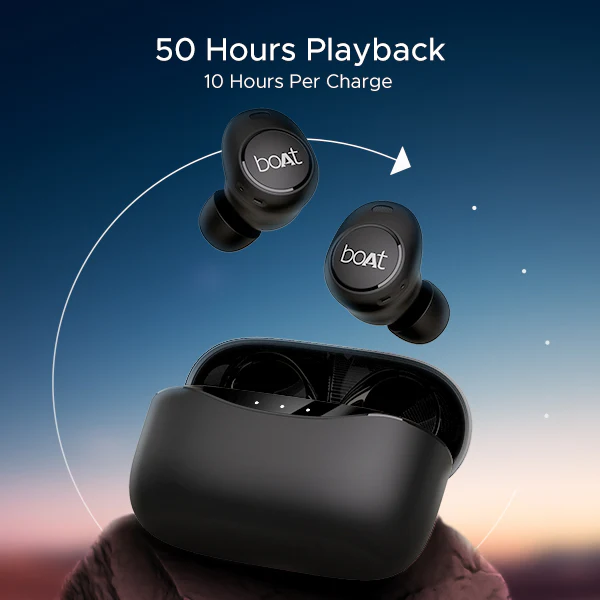 boAt Airdopes 121v2 Plus | Wireless Earbuds with 50 Hours Playback, BEAST™ Mode, ENx™ Technology, IPX4 Resistance - Image 8