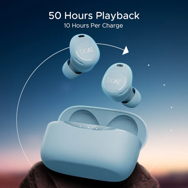 boAt Airdopes 121v2 Plus | Wireless Earbuds with 50 Hours Playback, BEAST™ Mode, ENx™ Technology, IPX4 Resistance - Image 9