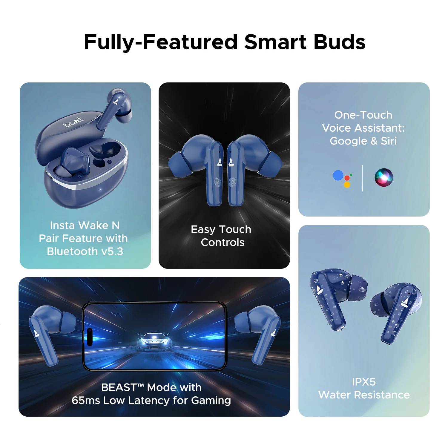 boAt Airdopes 131 Elite ANC | Wireless Earbuds with ANC up to 32dB, Transparency Mode, 60 Hours Playback, ENx™ Technology - Image 19