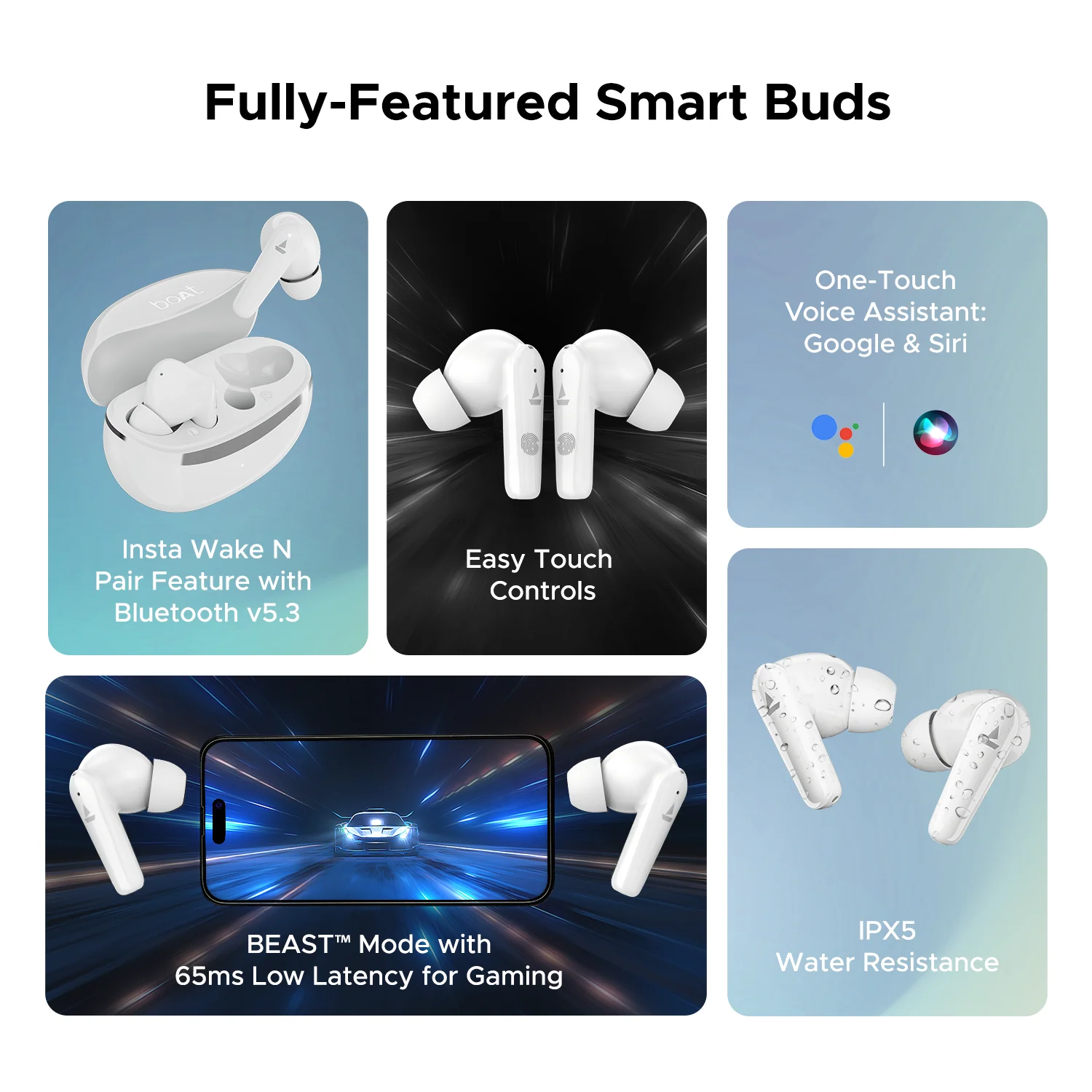 boAt Airdopes 131 Elite ANC | Wireless Earbuds with ANC up to 32dB, Transparency Mode, 60 Hours Playback, ENx™ Technology - Image 33