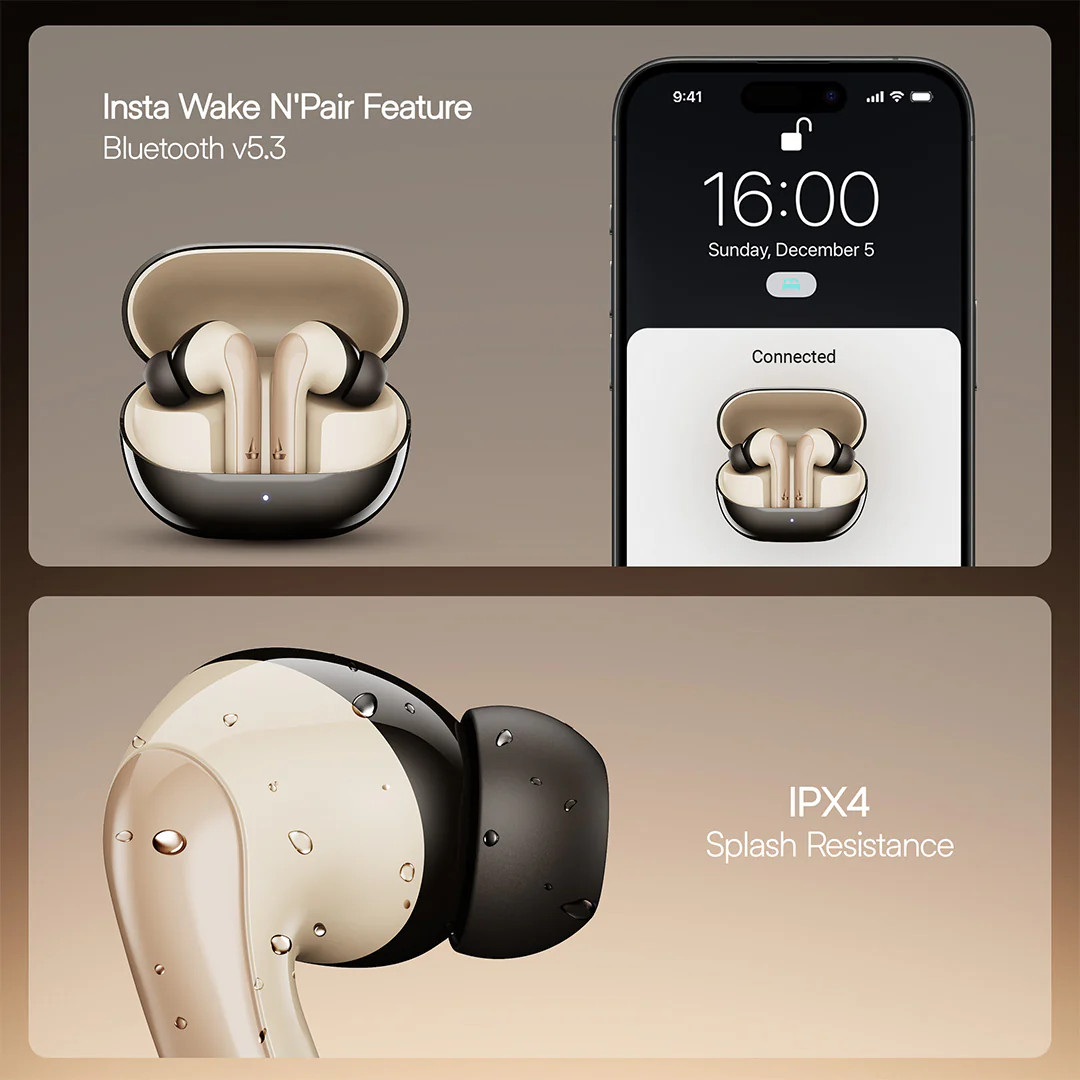 boAt Airdopes 131 Pro Buds | Wireless Earbuds with 40 Hours Playback, ENx™ Tech, BT v5.3, BEAST™ Mode, ASAP™ Charge - Image 11