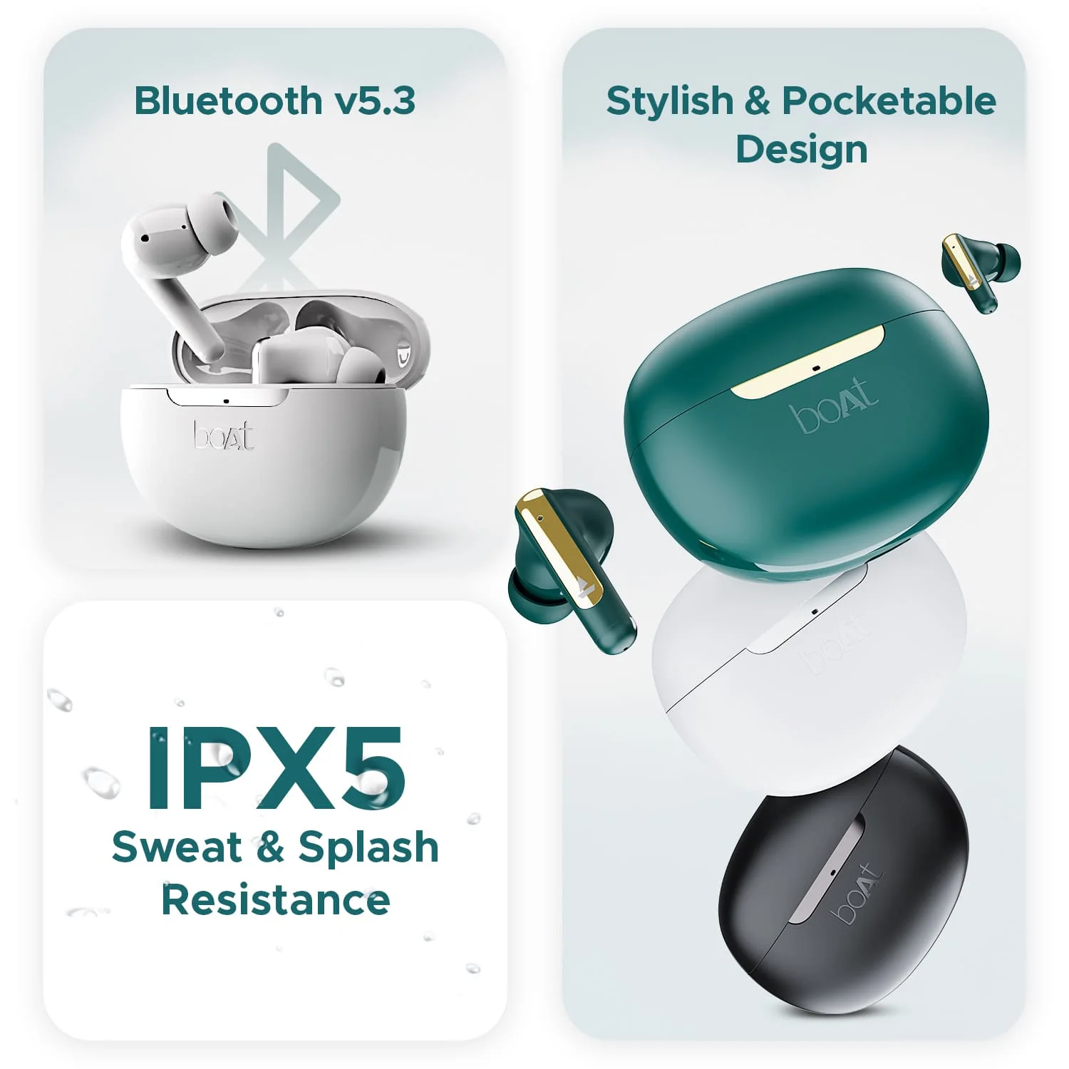 boAt Airdopes 141 ANC | Wireless Earbuds with Active Noise Cancellation up to 32dB, 42 Hours Playback, BEAST™️ Mode - Image 17