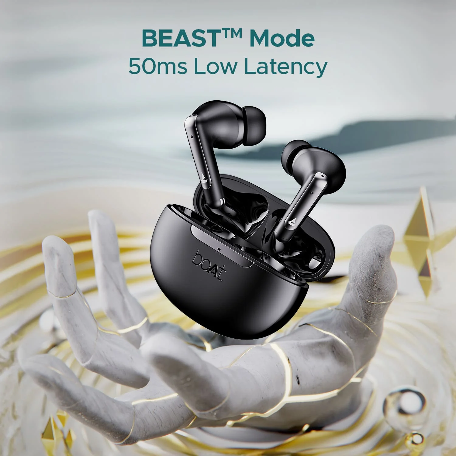 boAt Airdopes 141 ANC | Wireless Earbuds with Active Noise Cancellation up to 32dB, 42 Hours Playback, BEAST™️ Mode - Image 6
