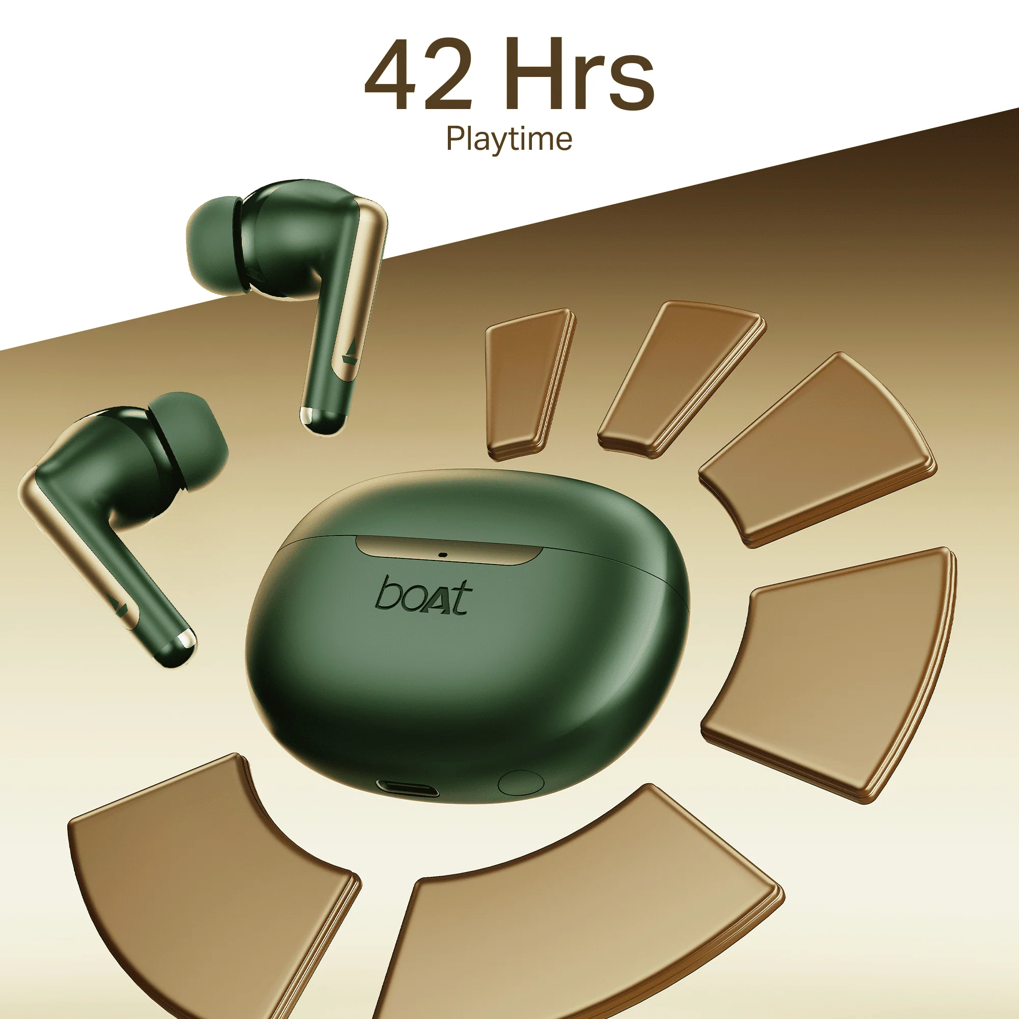 boAt Airdopes 141 Elite ANC | Wireless Earbuds with 42 Hours Playback, Up to 35dB ANC, BEAST™ Mode, Dual EQs, ENx™ Tech - Image 11