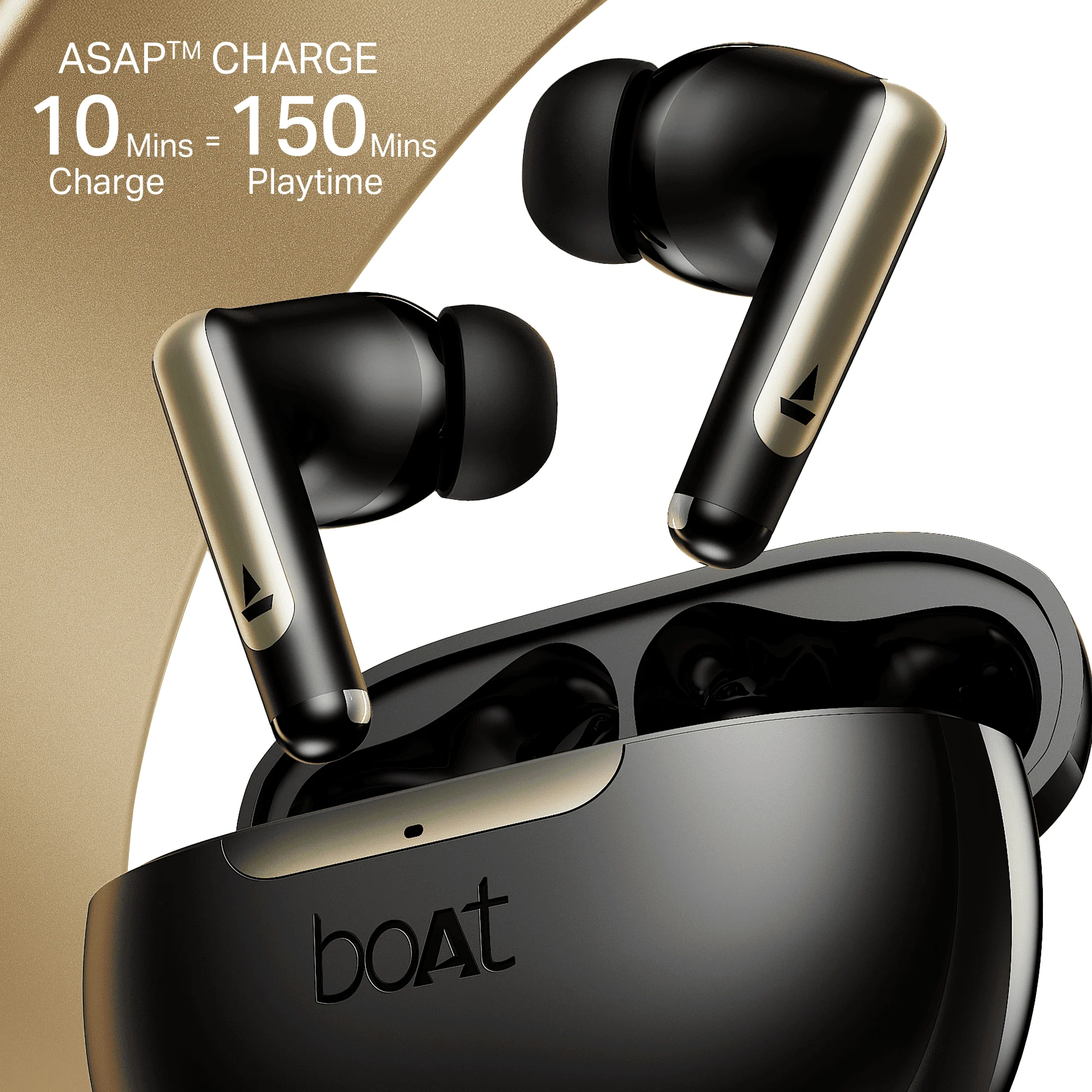 boAt Airdopes 141 Elite ANC | Wireless Earbuds with 42 Hours Playback, Up to 35dB ANC, BEAST™ Mode, Dual EQs, ENx™ Tech - Image 12