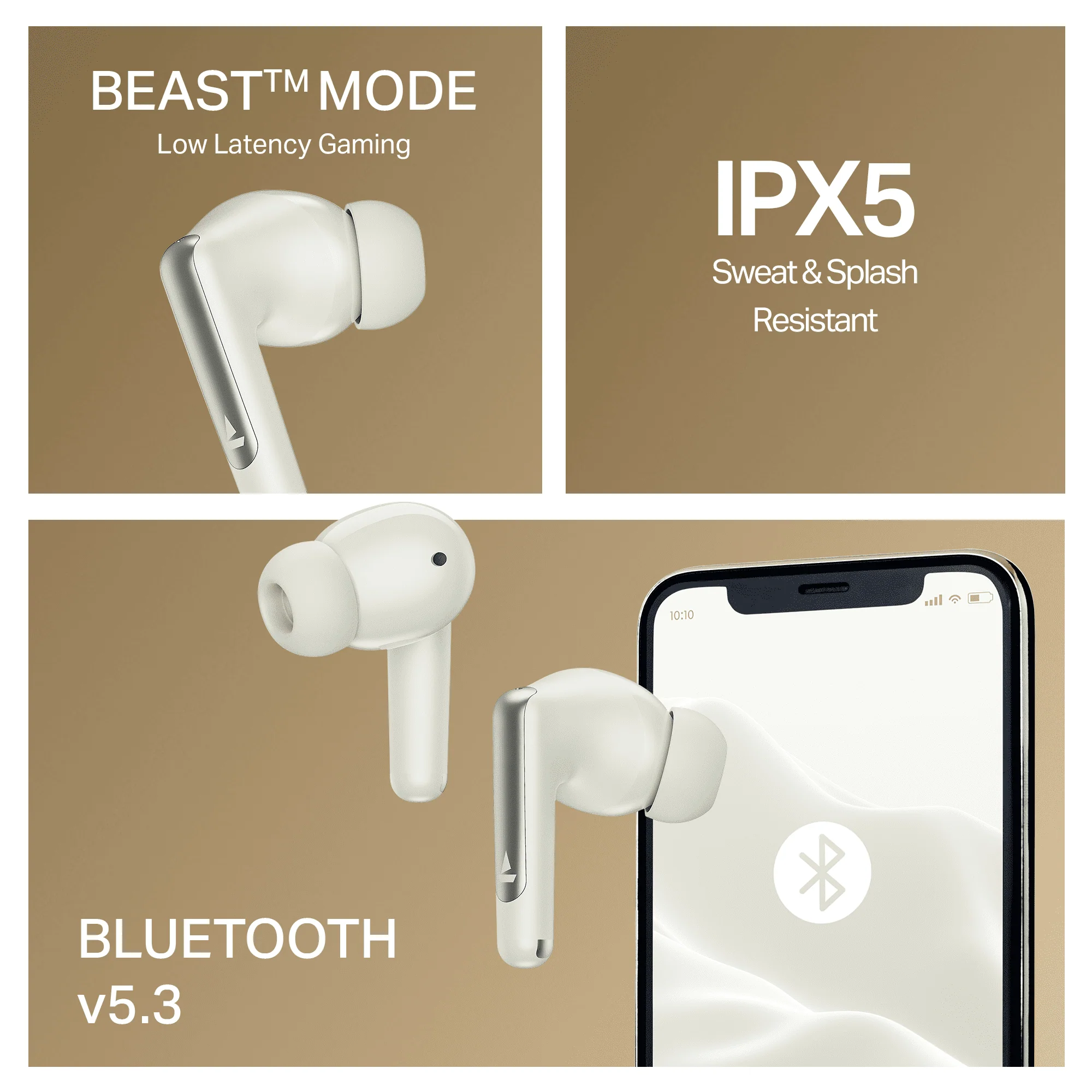 boAt Airdopes 141 Elite ANC | Wireless Earbuds with 42 Hours Playback, Up to 35dB ANC, BEAST™ Mode, Dual EQs, ENx™ Tech - Image 23