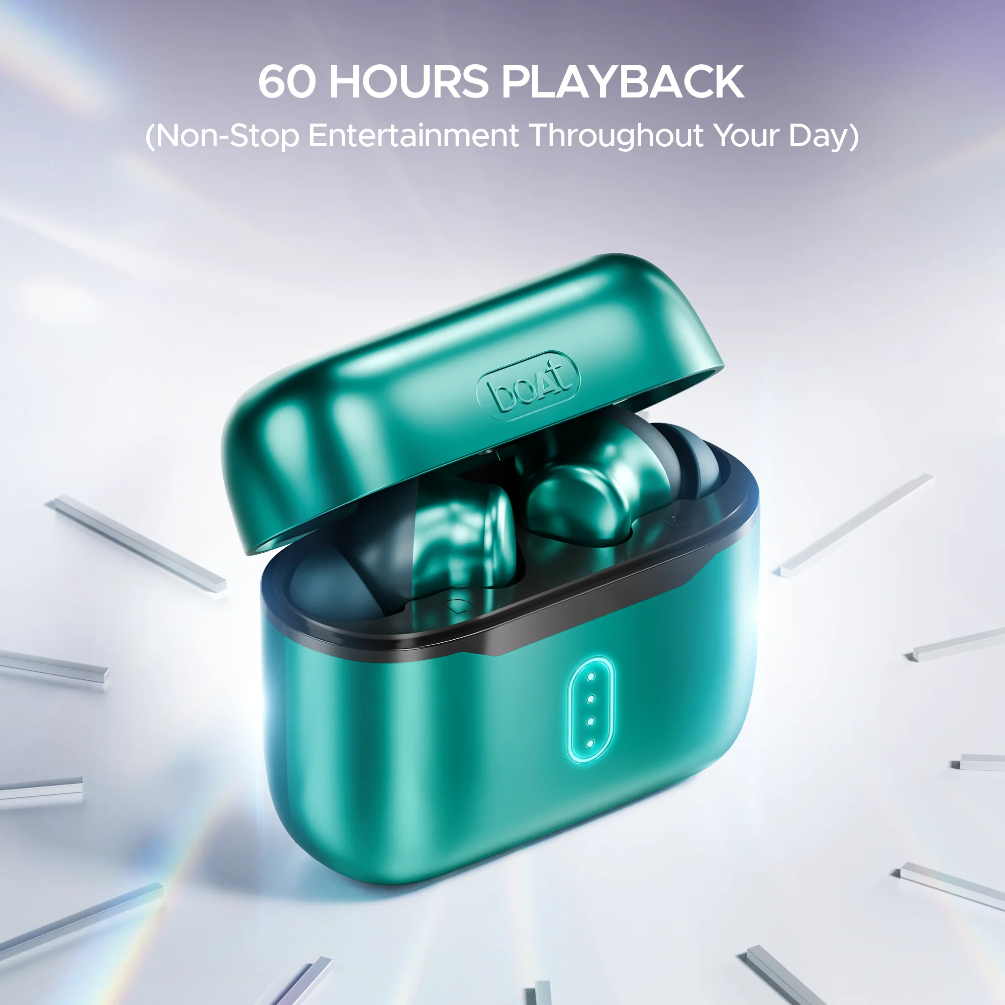 boAt Airdopes 141 Pro Buds | Wireless Earbuds with 60H Playback, ENx™ Technology, Sleek Metallic Finish, Bluetooth v5.3 - Image 15
