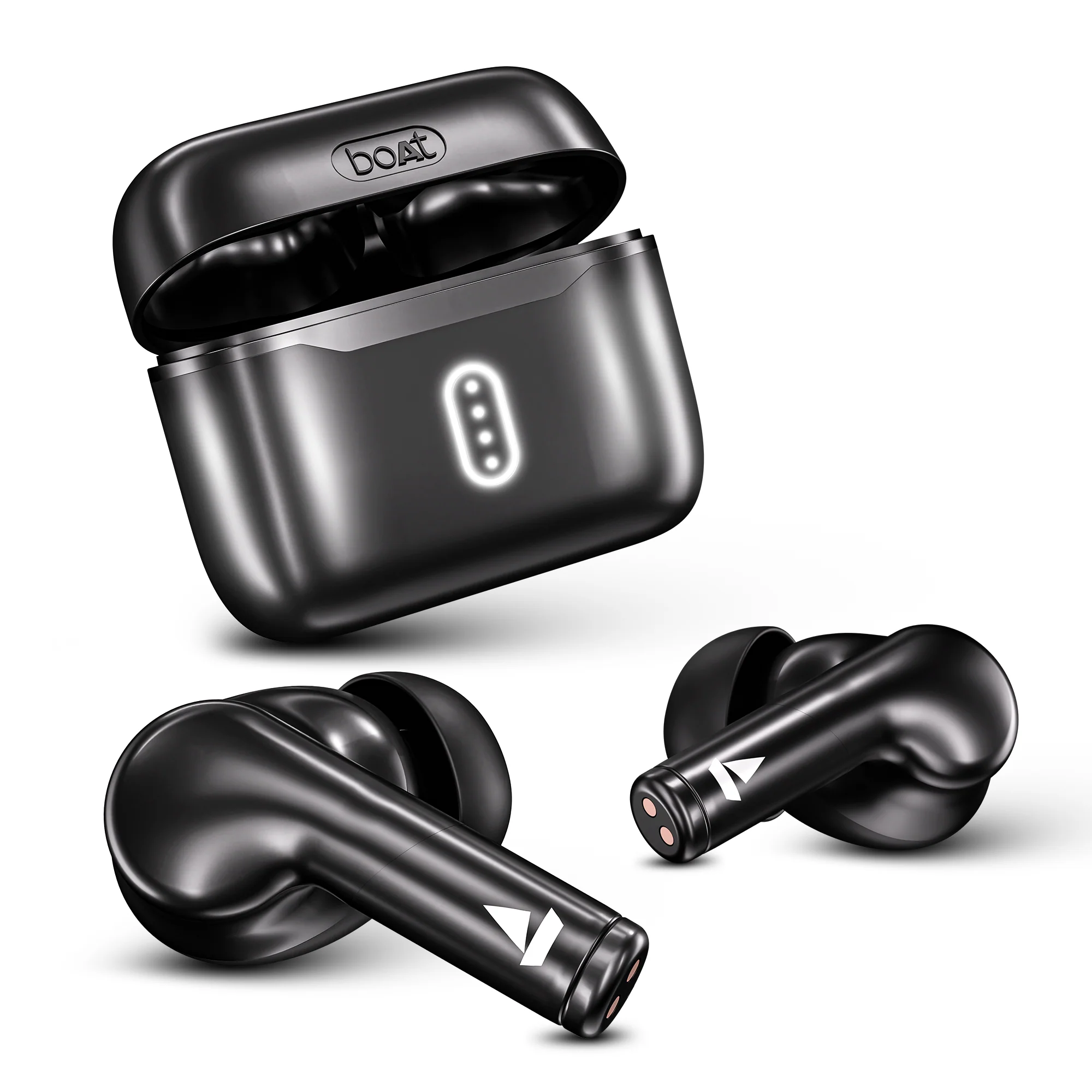 boAt Airdopes 141 Pro Buds | Wireless Earbuds with 60H Playback, ENx™ Technology, Sleek Metallic Finish, Bluetooth v5.3 - Image 2