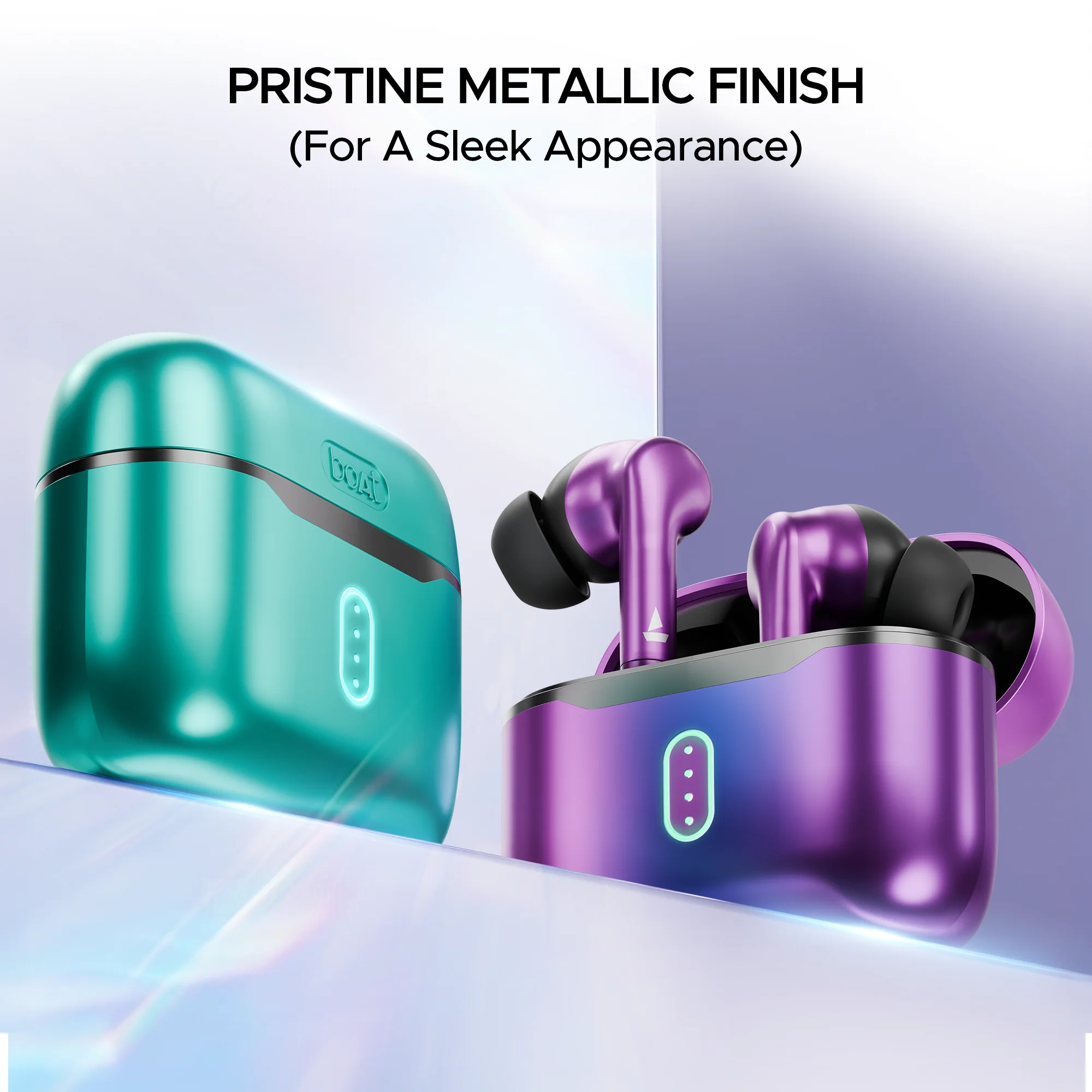 boAt Airdopes 141 Pro Buds | Wireless Earbuds with 60H Playback, ENx™ Technology, Sleek Metallic Finish, Bluetooth v5.3 - Image 22