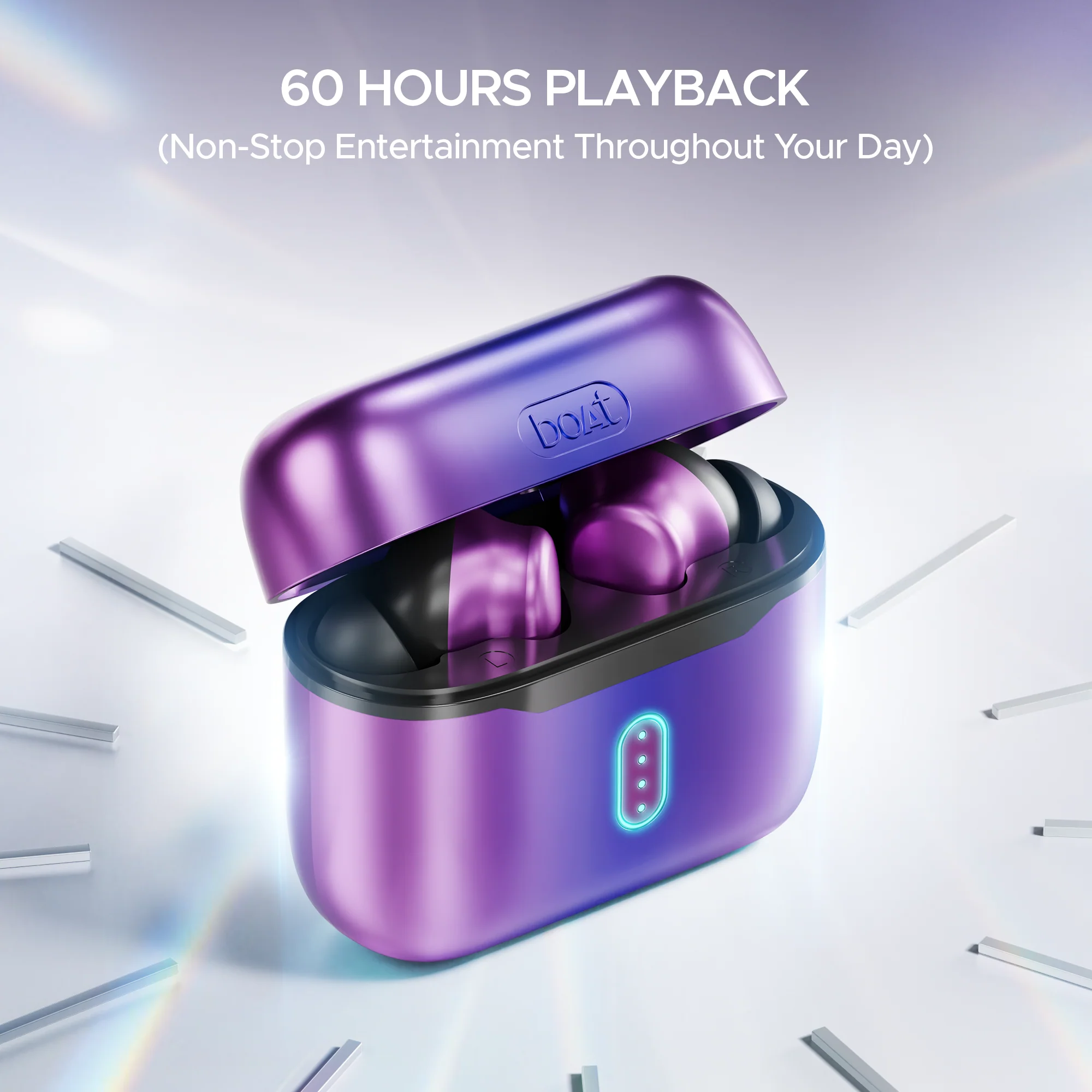 boAt Airdopes 141 Pro Buds | Wireless Earbuds with 60H Playback, ENx™ Technology, Sleek Metallic Finish, Bluetooth v5.3 - Image 26