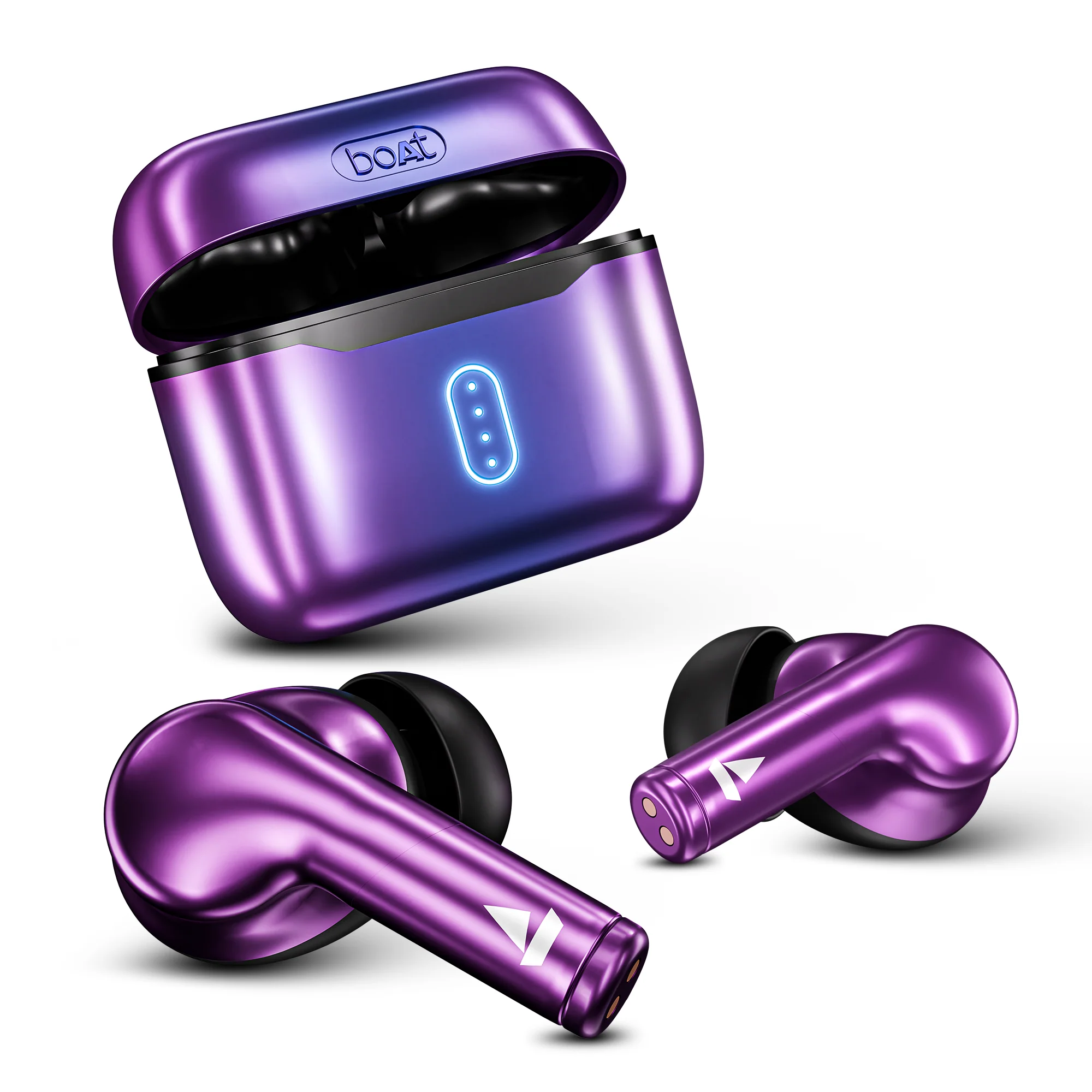 boAt Airdopes 141 Pro Buds | Wireless Earbuds with 60H Playback, ENx™ Technology, Sleek Metallic Finish, Bluetooth v5.3 - Image 3