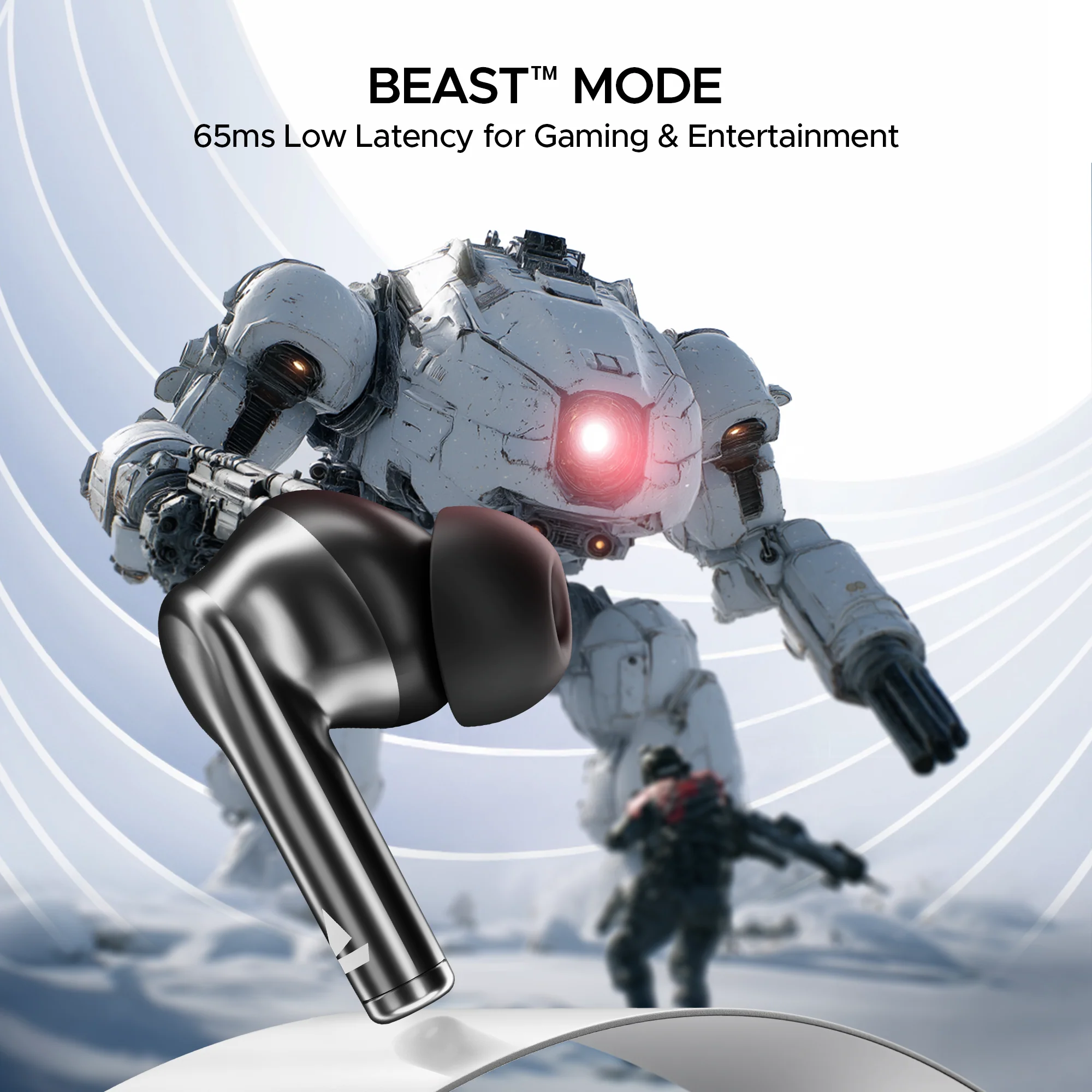 boAt Airdopes 141 Pro Buds | Wireless Earbuds with 60H Playback, ENx™ Technology, Sleek Metallic Finish, Bluetooth v5.3 - Image 7