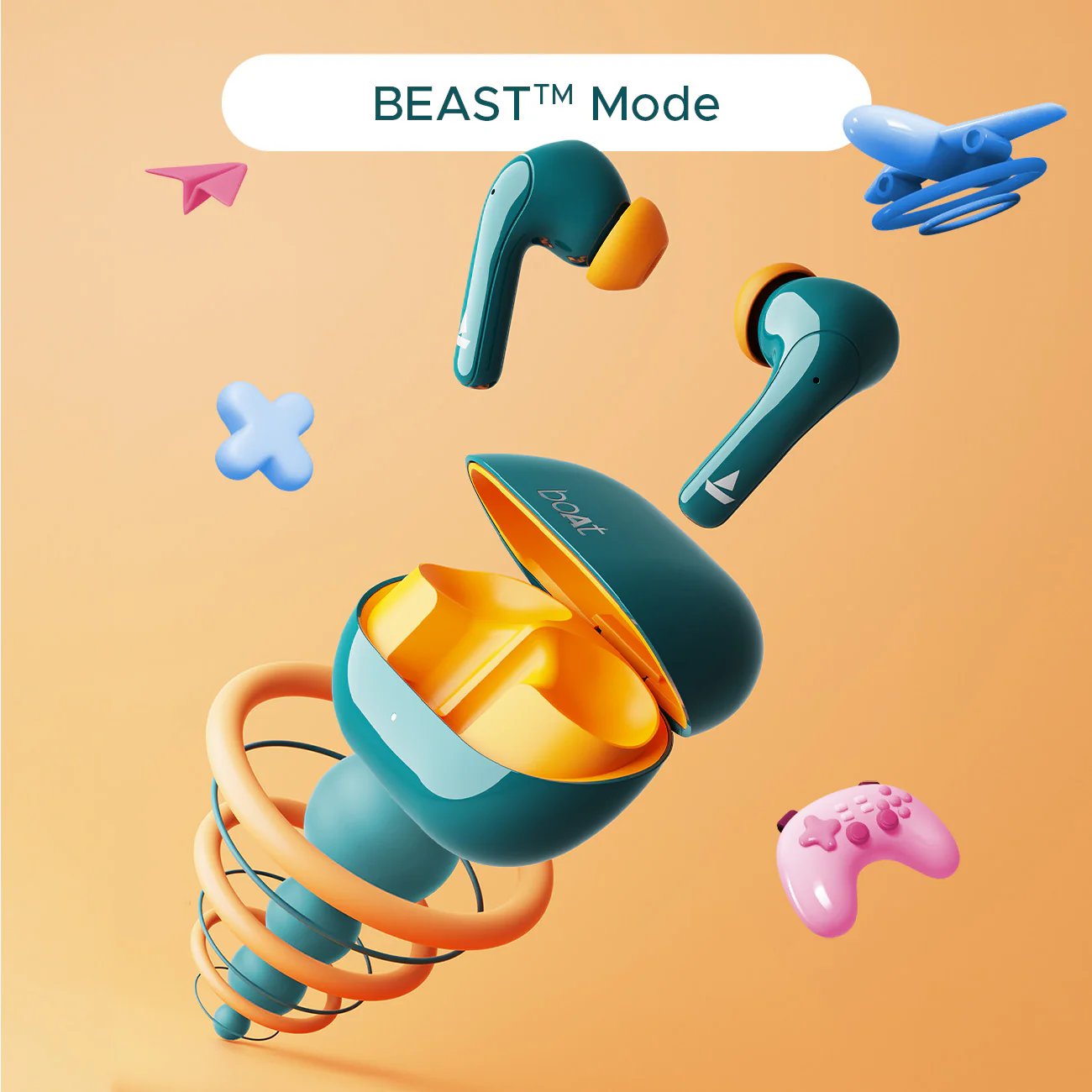 boAt Airdopes 155 | Wireless Earbuds with 40 Hours Playback, ENx™ with Quad Mics, Bluetooth v5.3 - Image 15