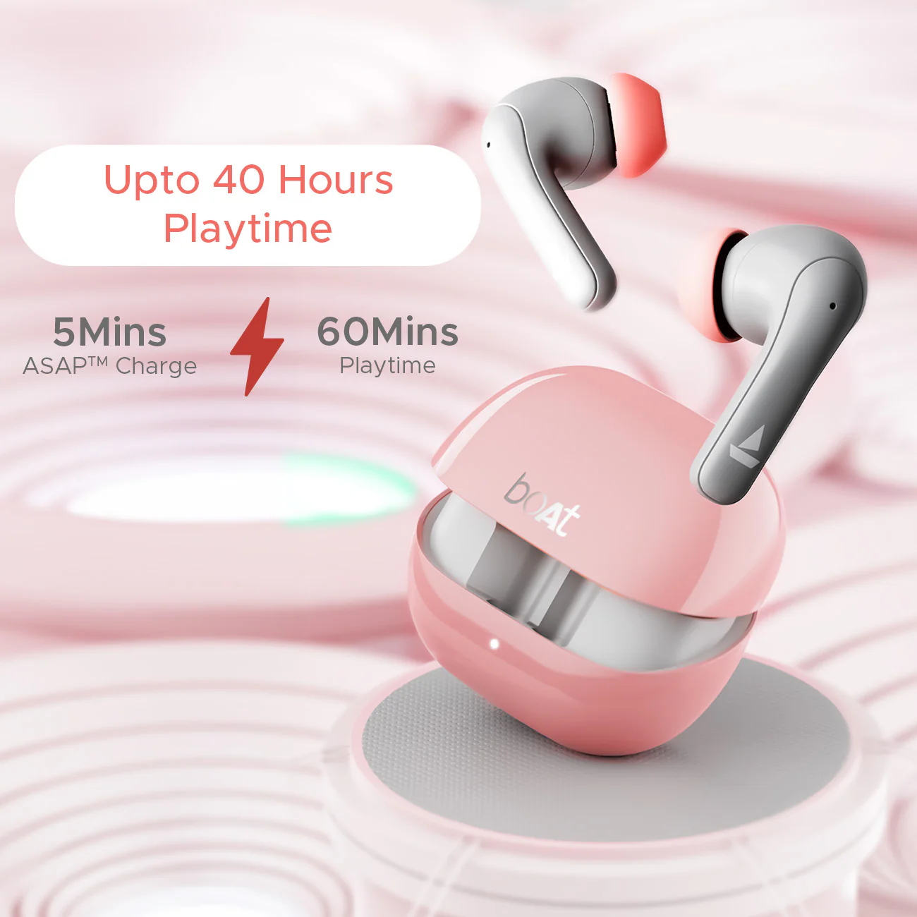 boAt Airdopes 155 | Wireless Earbuds with 40 Hours Playback, ENx™ with Quad Mics, Bluetooth v5.3 - Image 19