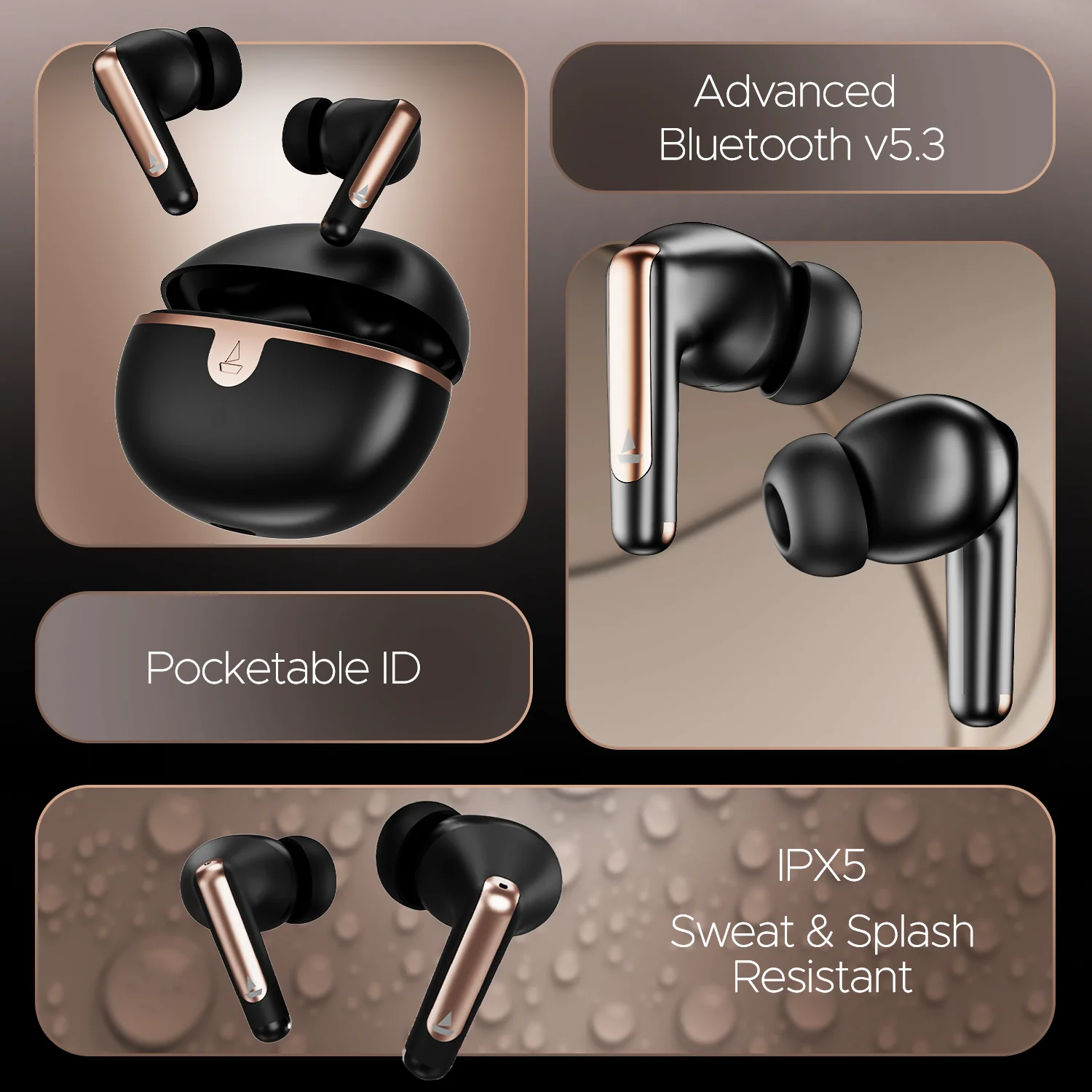 boAt Airdopes 161 ANC Elite | Wireless Earbuds with ANC up to 32dB, ENx™ Technology, BEAST™ Mode - Image 23