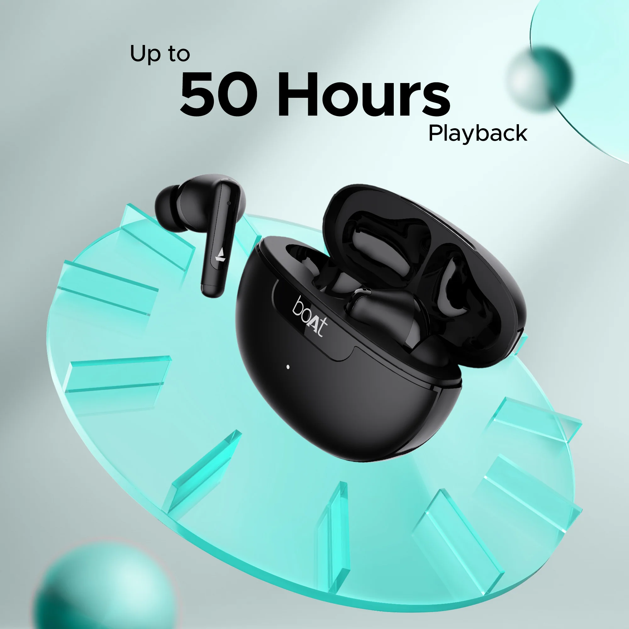 boAt Airdopes 161 ANC | Wireless Earbuds with Active Noise Cancellation up to 32dB, ENx™ Technology, ASAP™ Charge - Image 4