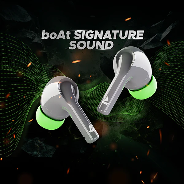boAt Airdopes 161 Hulk Edition | Wireless Earbuds with 40 Hours Playback, ASAP™ Charge, boAt Immersive Sound, Bluetooth v5.1 - Image 3