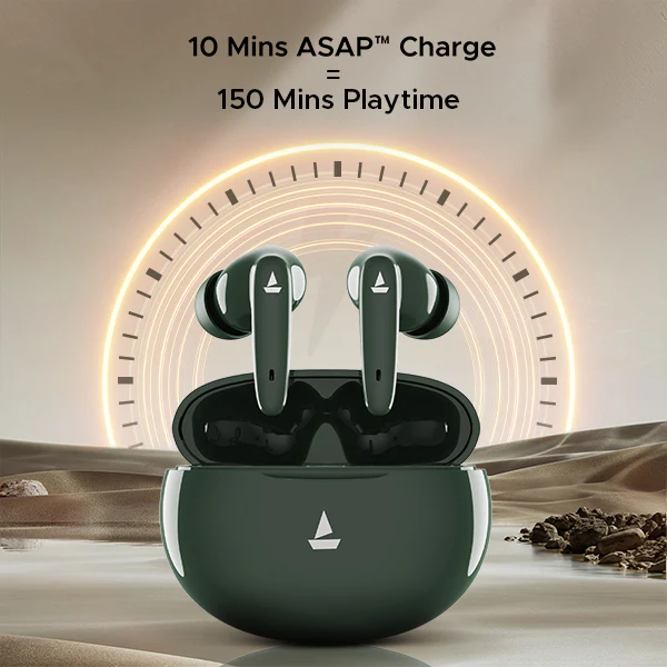 boAt Airdopes 161 Pro Buds | Wireless Earbuds with 50 Hours Playback, Dual Pairing, Dual Mics with ENx™ Technology - Image 11