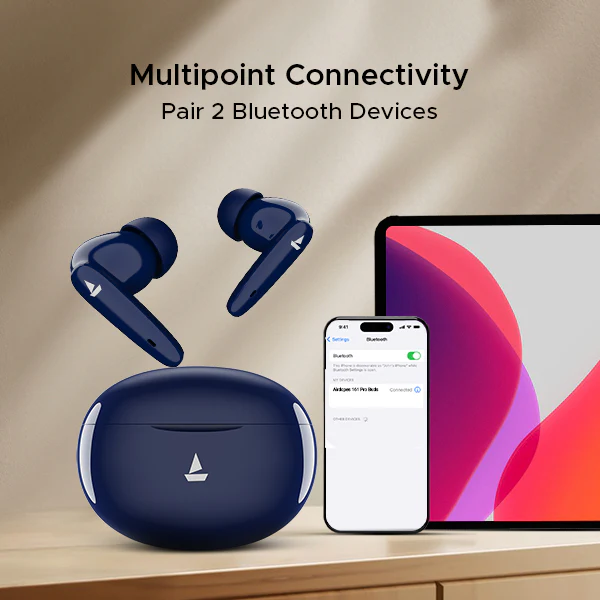 boAt Airdopes 161 Pro Buds | Wireless Earbuds with 50 Hours Playback, Dual Pairing, Dual Mics with ENx™ Technology - Image 19