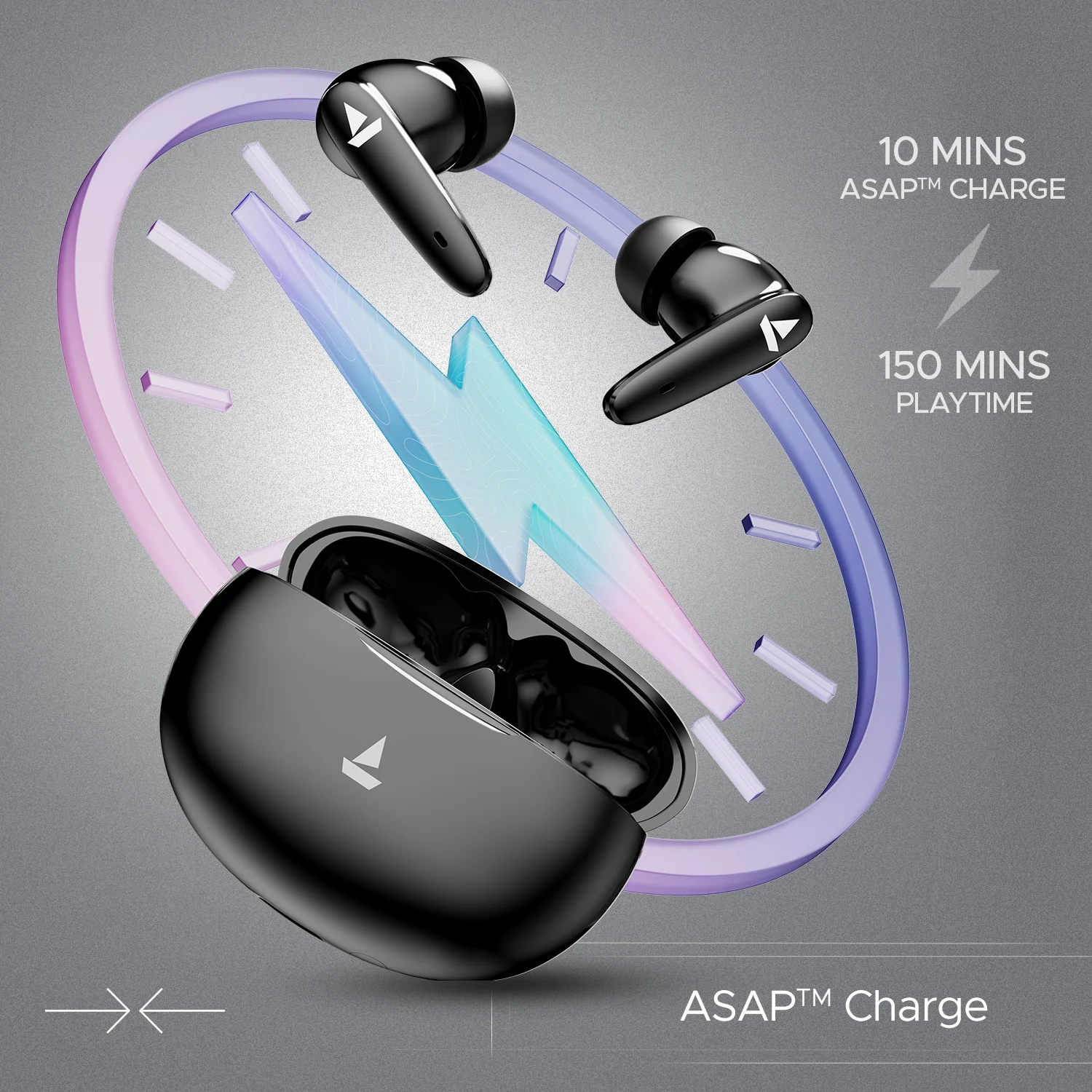 boAt Airdopes 161 Pro | Bluetooth Wireless Earbuds with BEAST™ Mode, ASAP™ Charge, ENx™ Technology, 10mm Drivers - Image 10