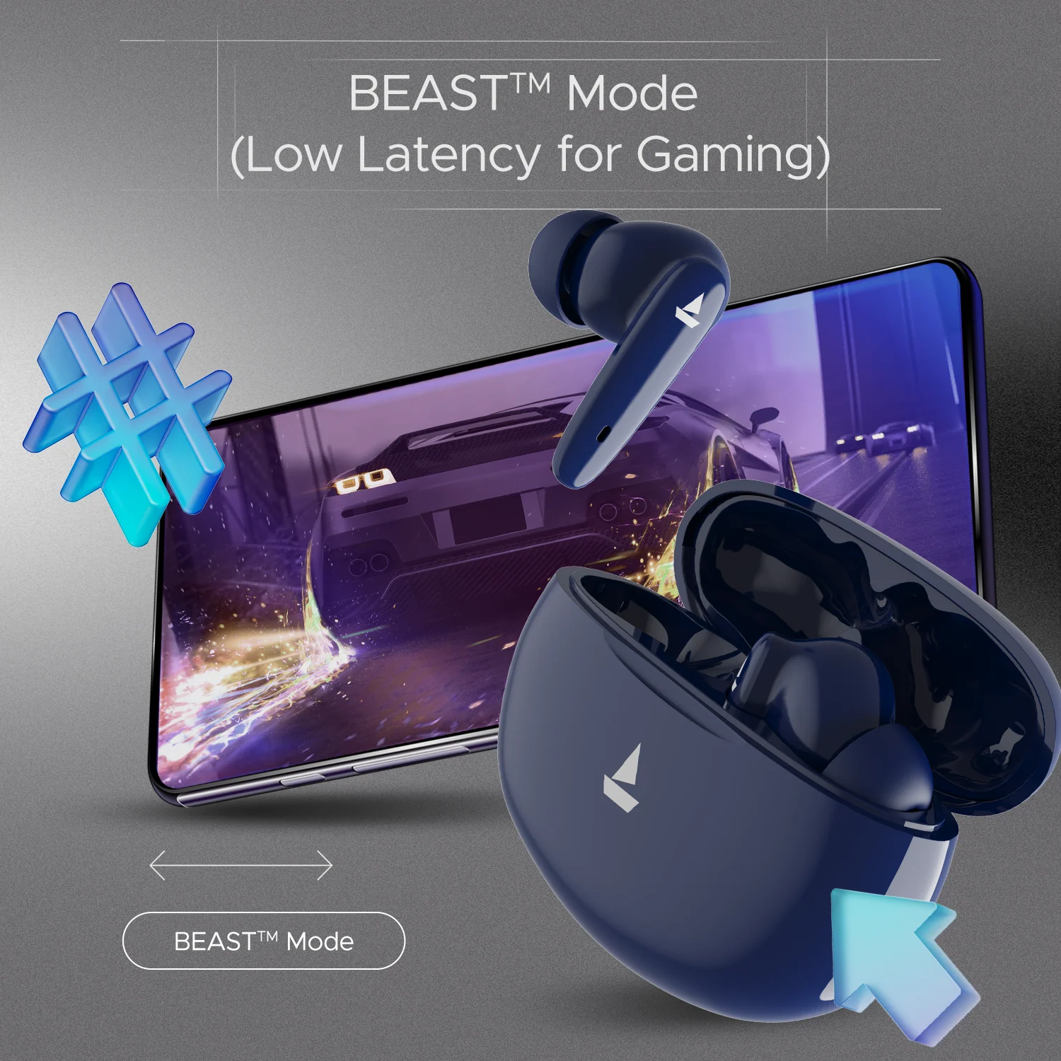 boAt Airdopes 161 Pro | Bluetooth Wireless Earbuds with BEAST™ Mode, ASAP™ Charge, ENx™ Technology, 10mm Drivers - Image 5