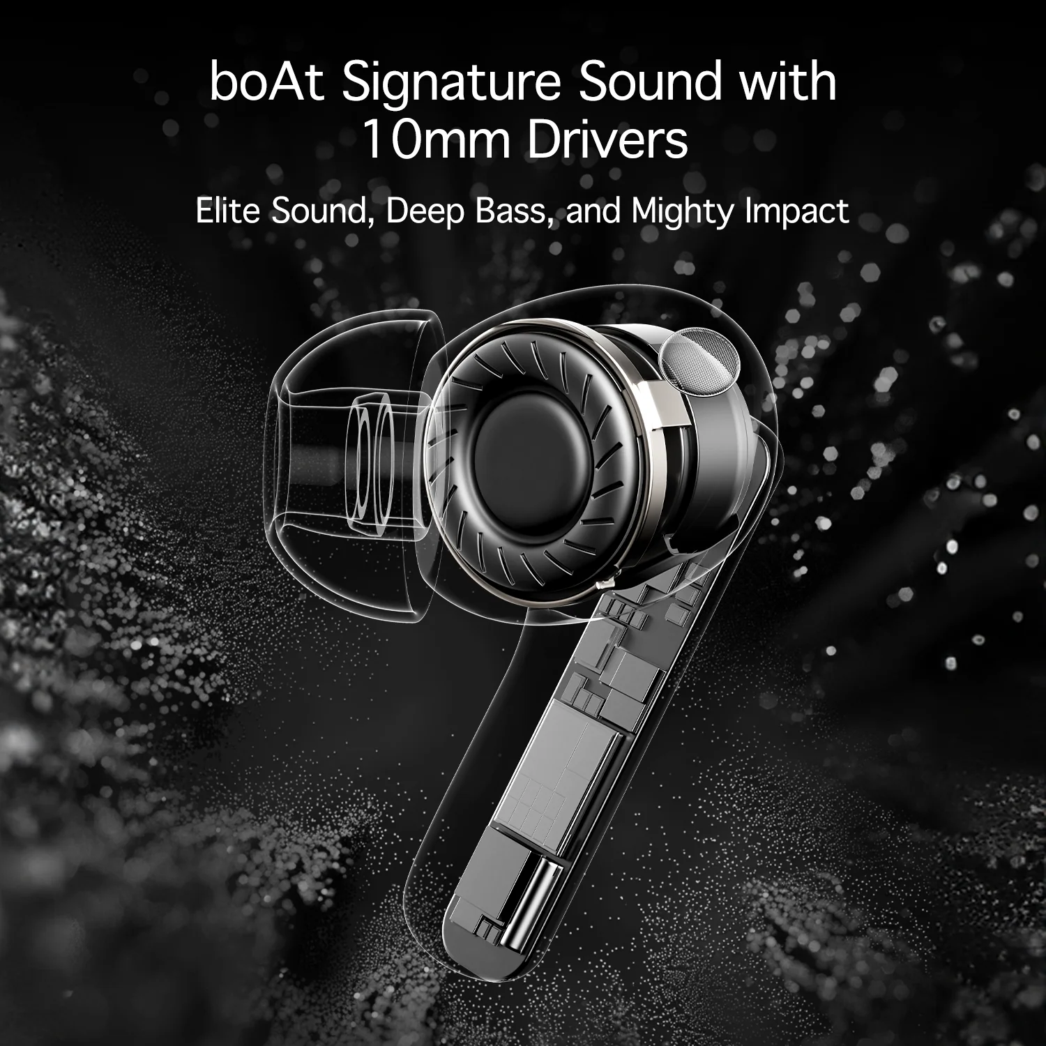 boAt Airdopes 181 Pro | Wireless Earbuds with 100 Hours Playback, Quad Mics with ENx™, BEAST™ Mode, ASAP™ Charge - Image 10