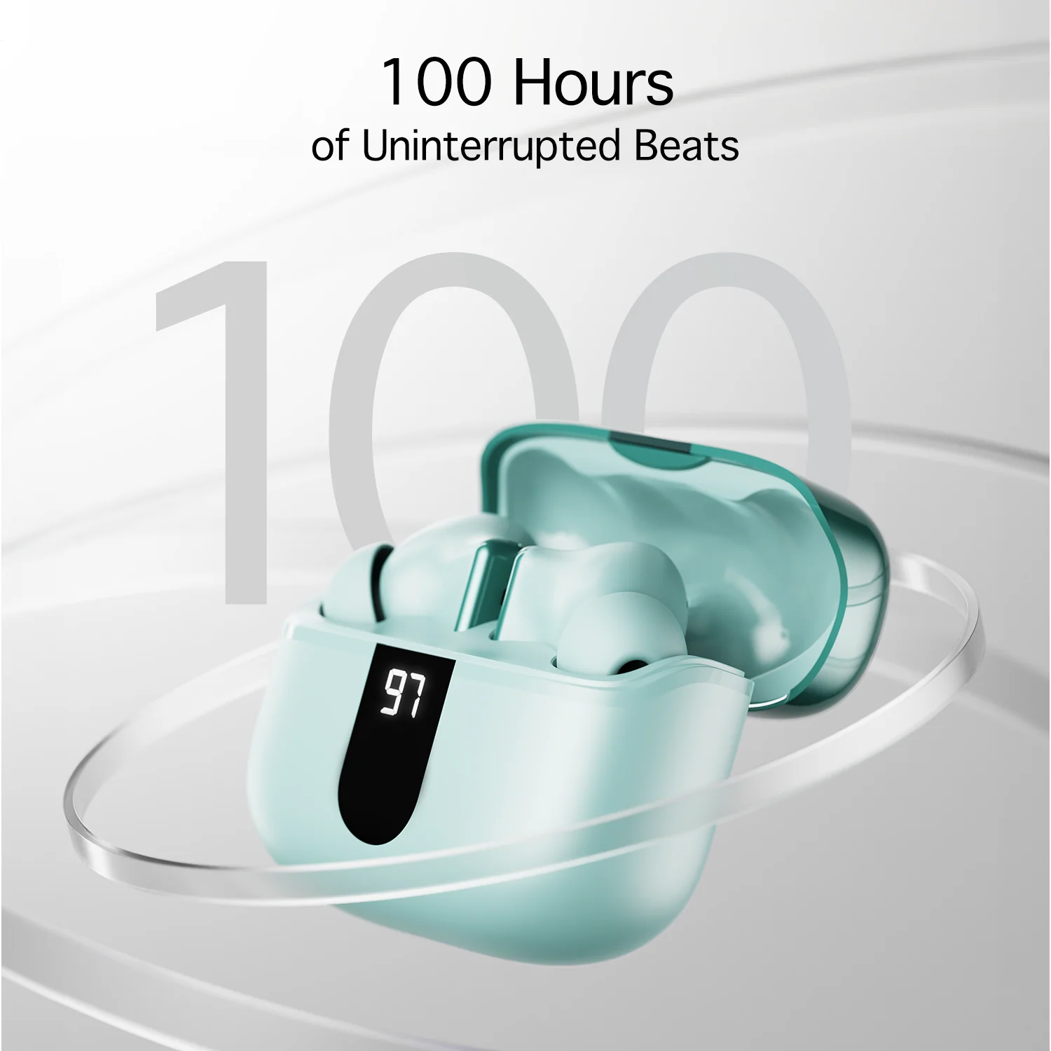 boAt Airdopes 181 Pro | Wireless Earbuds with 100 Hours Playback, Quad Mics with ENx™, BEAST™ Mode, ASAP™ Charge - Image 12