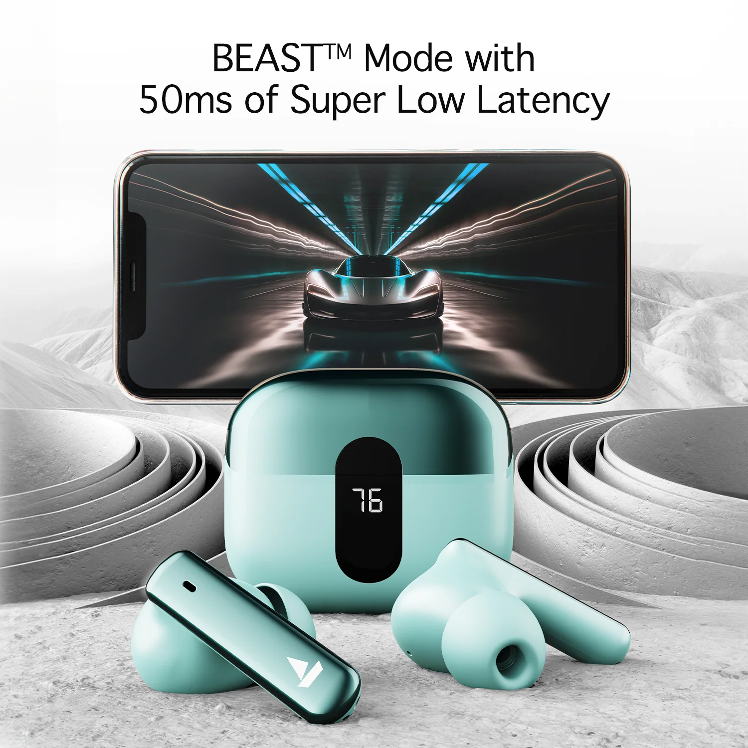 boAt Airdopes 181 Pro | Wireless Earbuds with 100 Hours Playback, Quad Mics with ENx™, BEAST™ Mode, ASAP™ Charge - Image 13